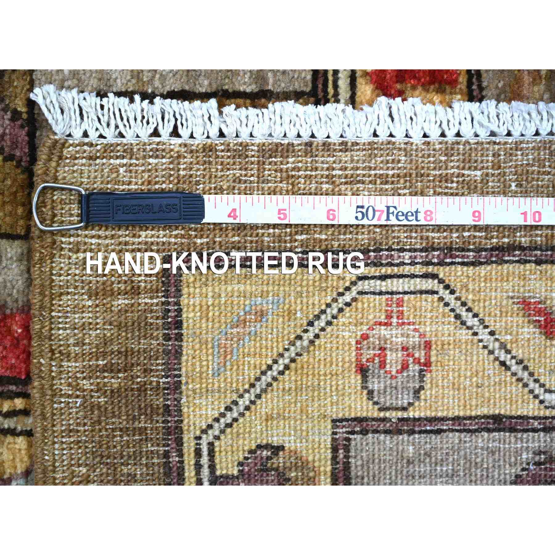 Tribal-Geometric-Hand-Knotted-Rug-112290