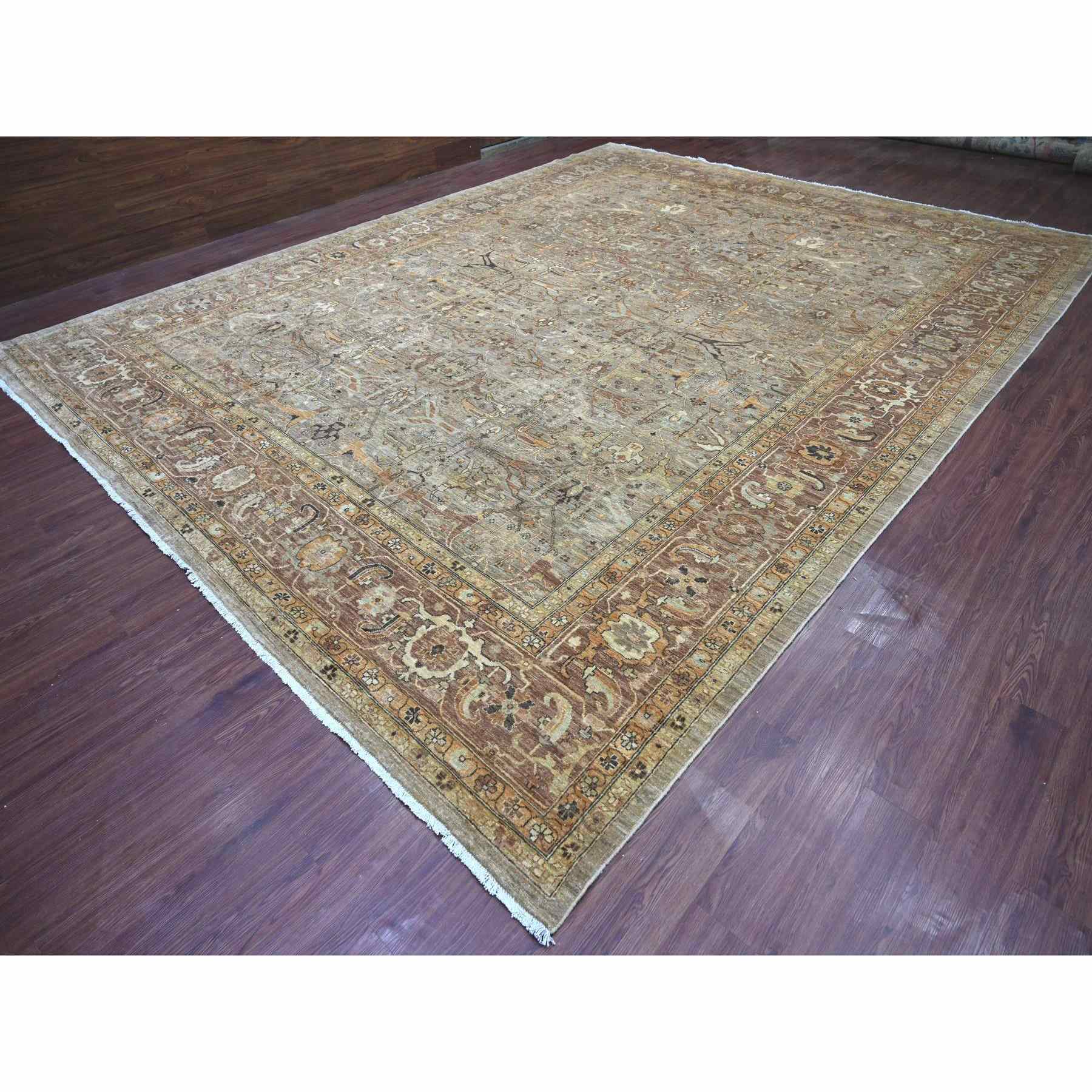Tribal-Geometric-Hand-Knotted-Rug-112350