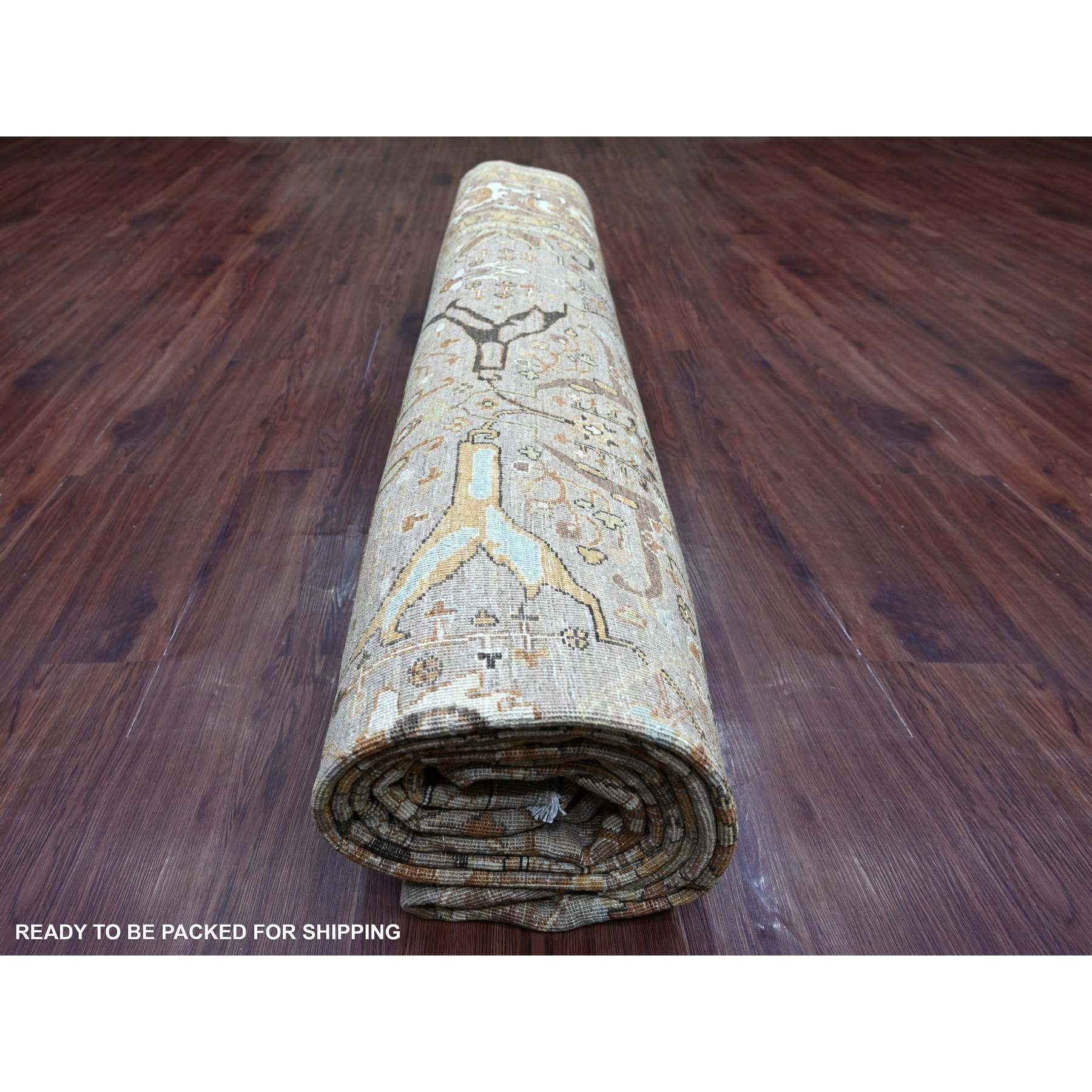 Tribal-Geometric-Hand-Knotted-Rug-112350
