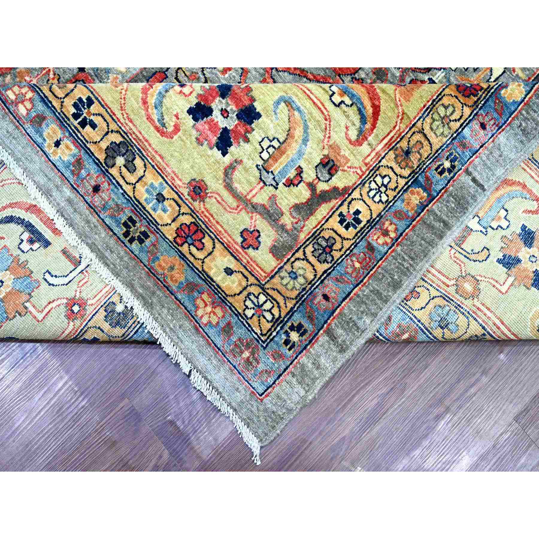 Tribal-Geometric-Hand-Knotted-Rug-112365