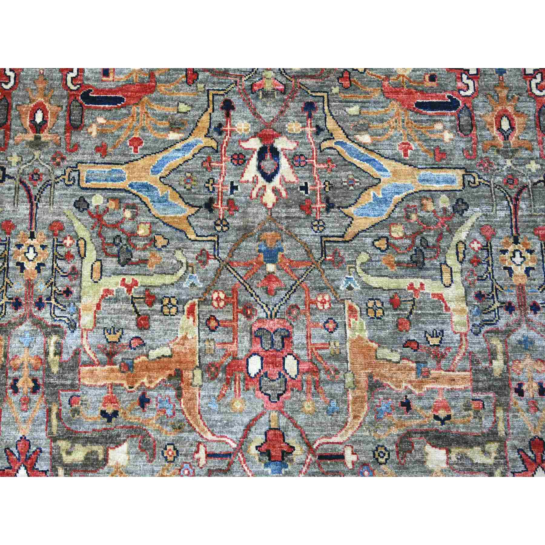 Tribal-Geometric-Hand-Knotted-Rug-112365