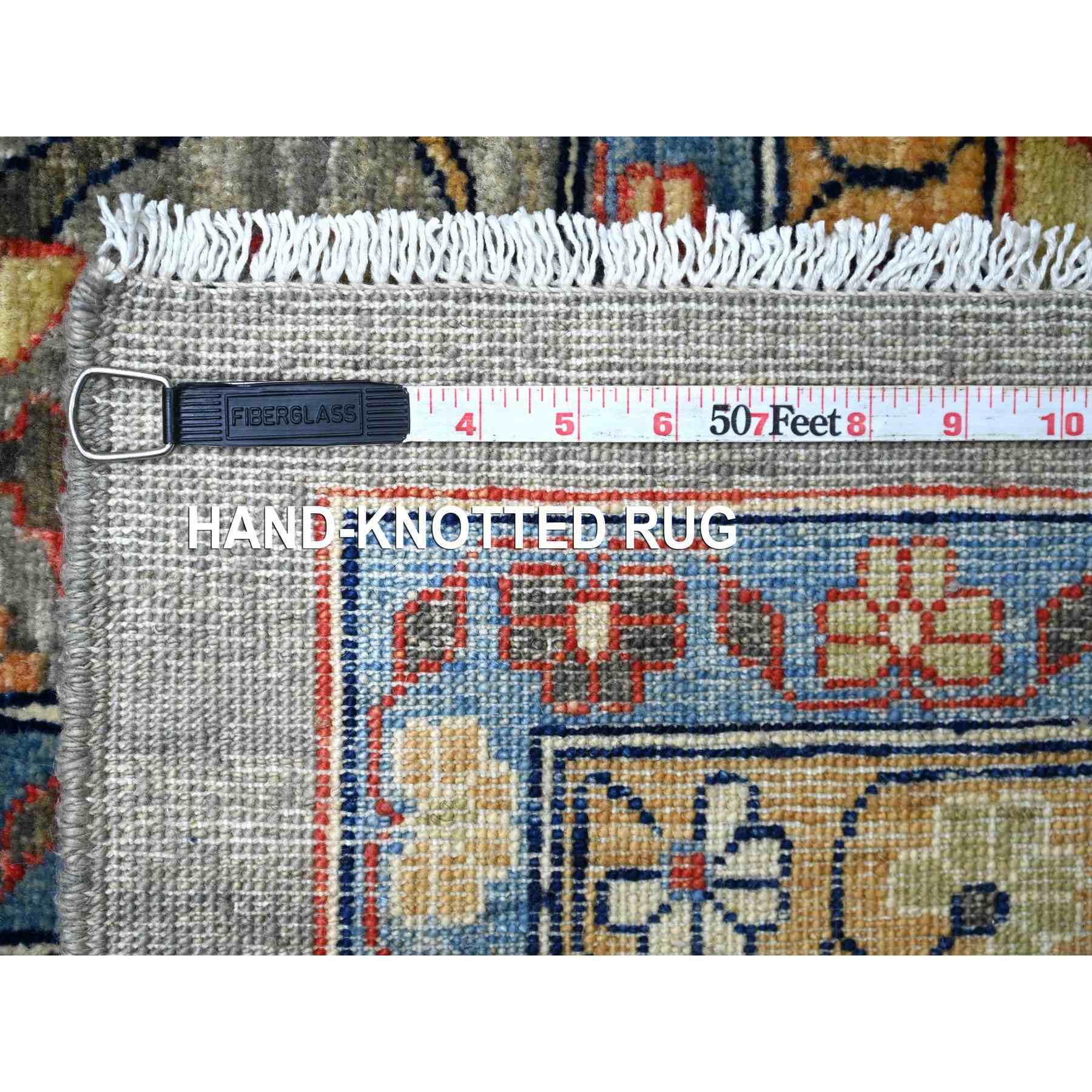 Tribal-Geometric-Hand-Knotted-Rug-112365