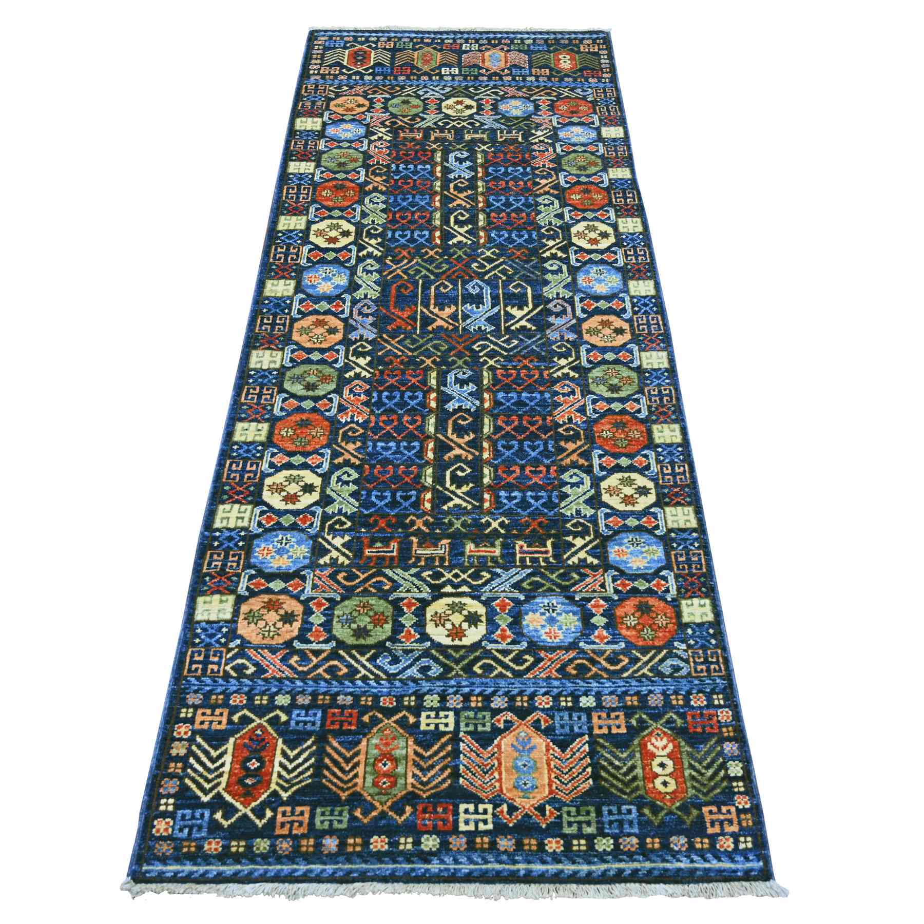Tribal-Geometric-Hand-Knotted-Rug-112415