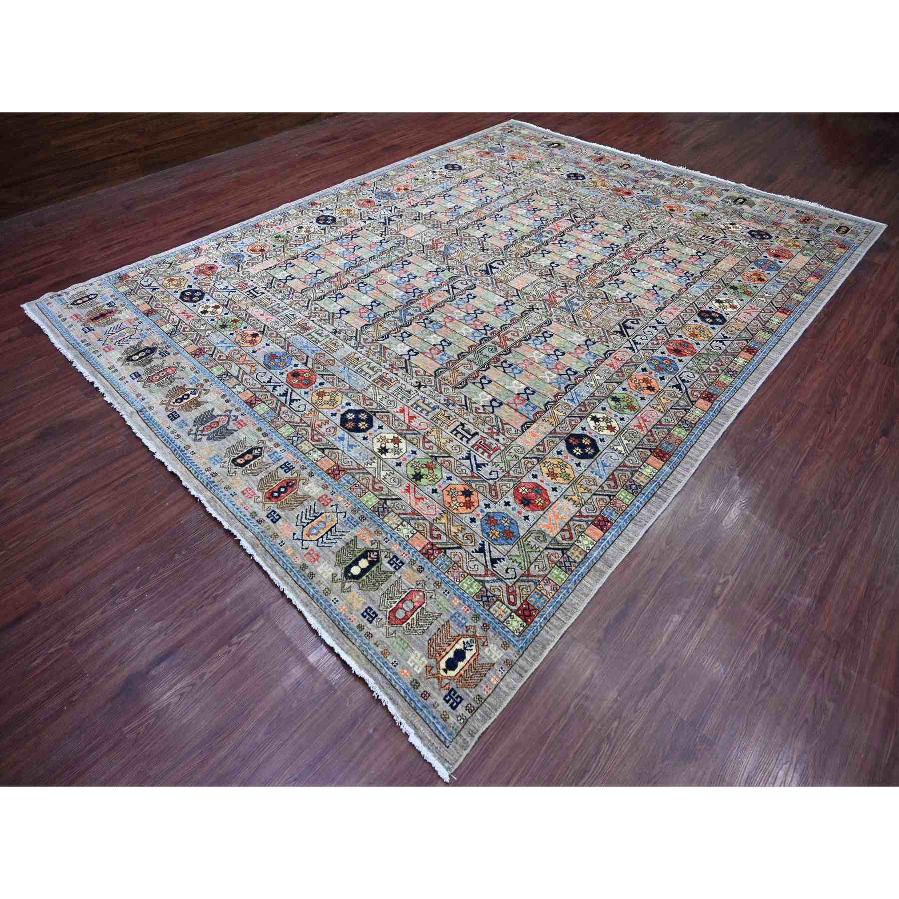 Tribal-Geometric-Hand-Knotted-Rug-112420