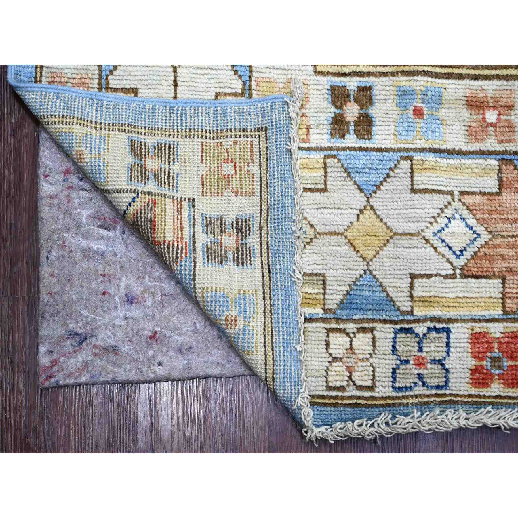 Tribal-Geometric-Hand-Knotted-Rug-112485
