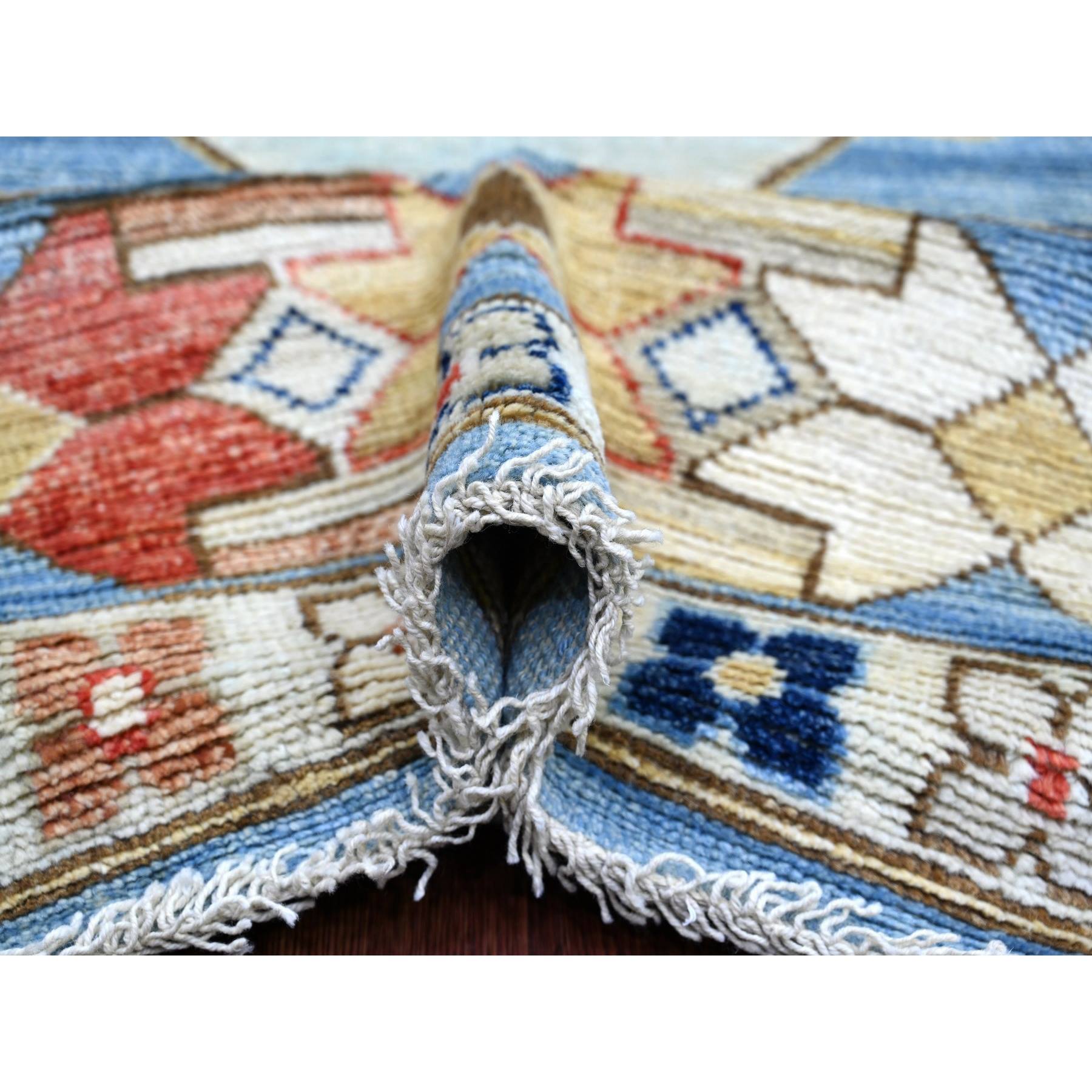 Tribal-Geometric-Hand-Knotted-Rug-112485