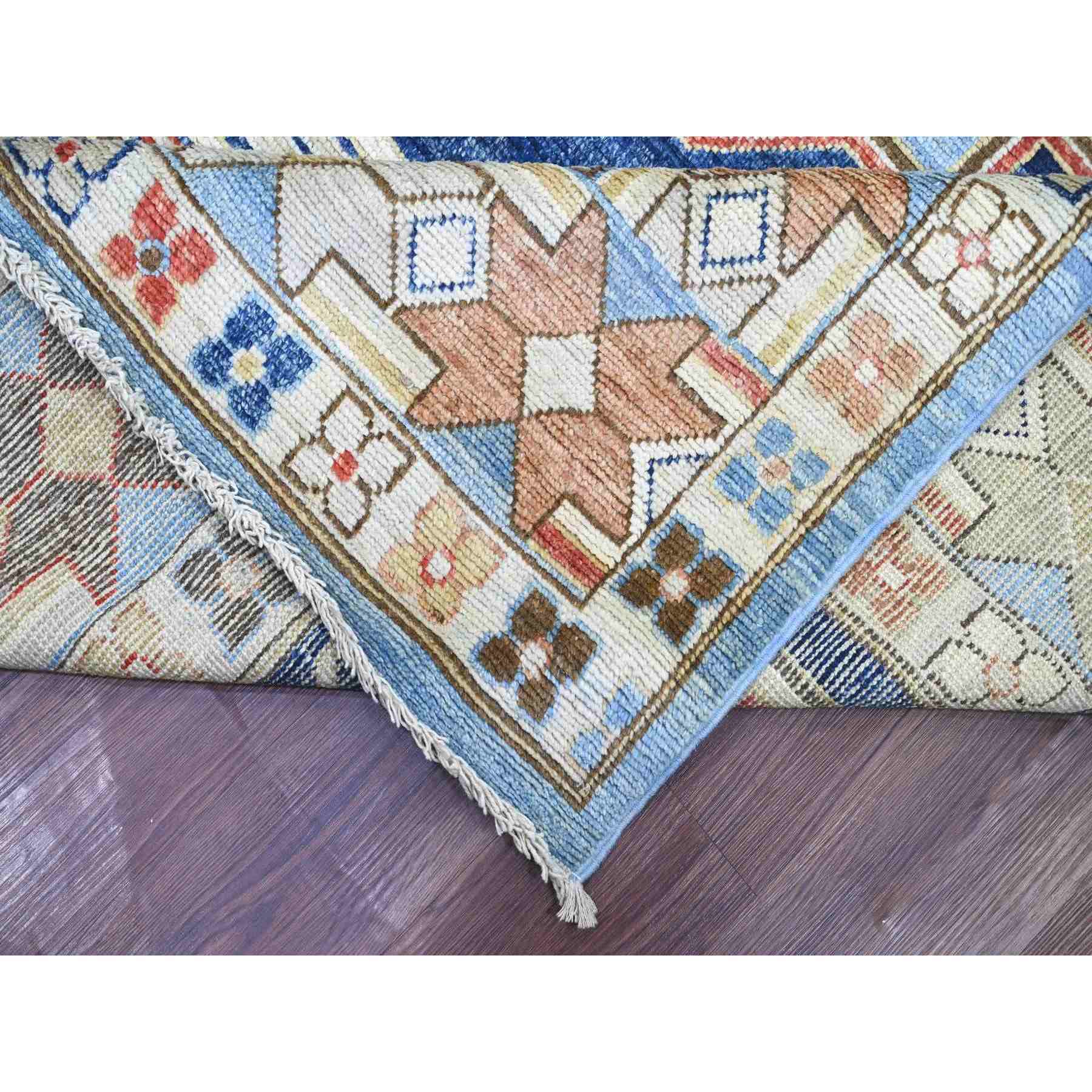 Tribal-Geometric-Hand-Knotted-Rug-112485