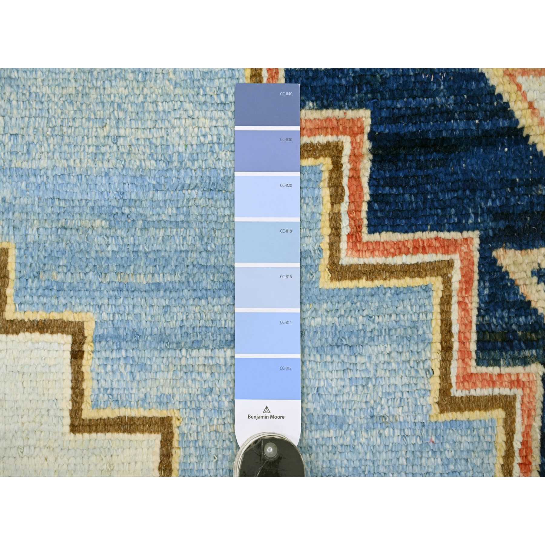 Tribal-Geometric-Hand-Knotted-Rug-112485
