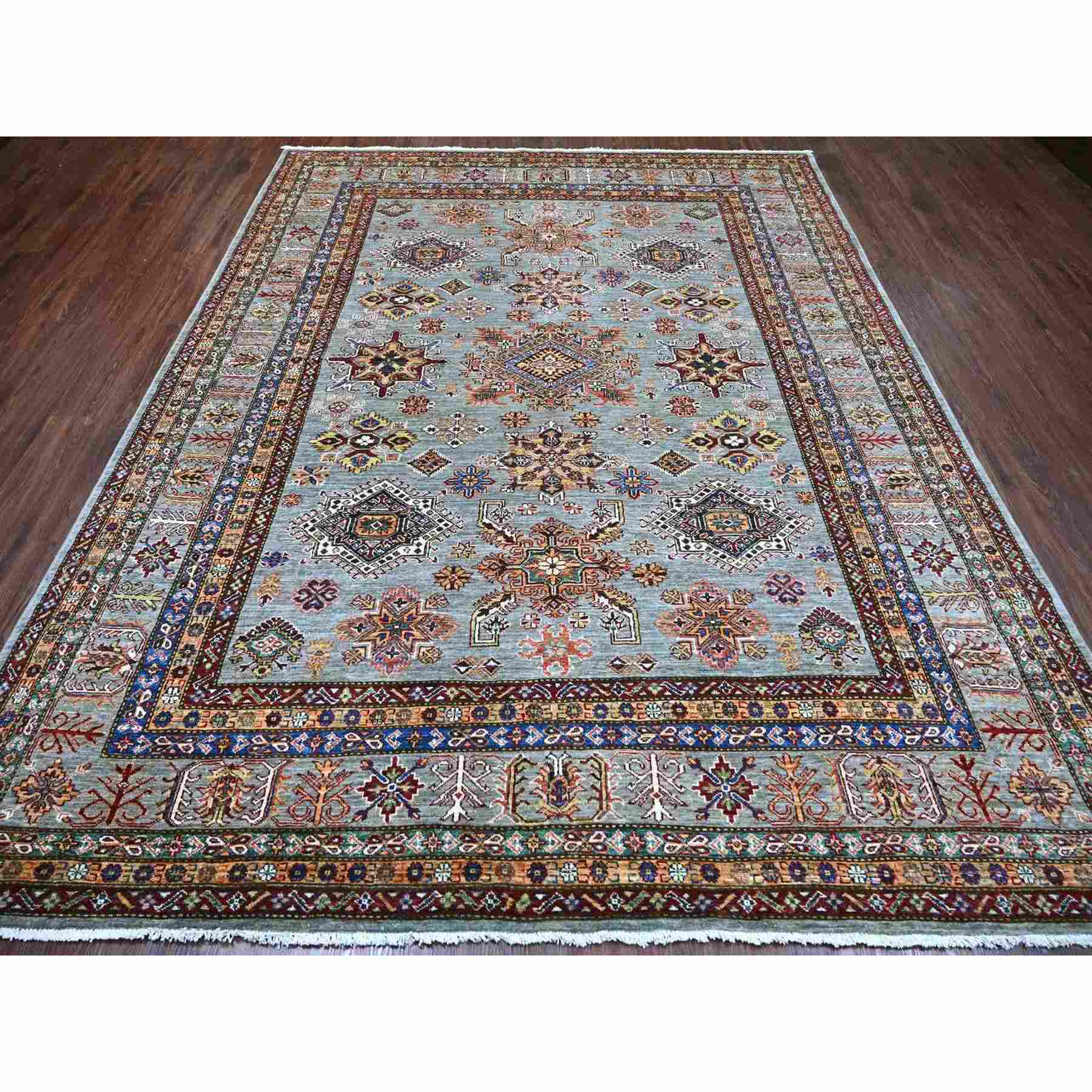 Kazak-Hand-Knotted-Rug-113855