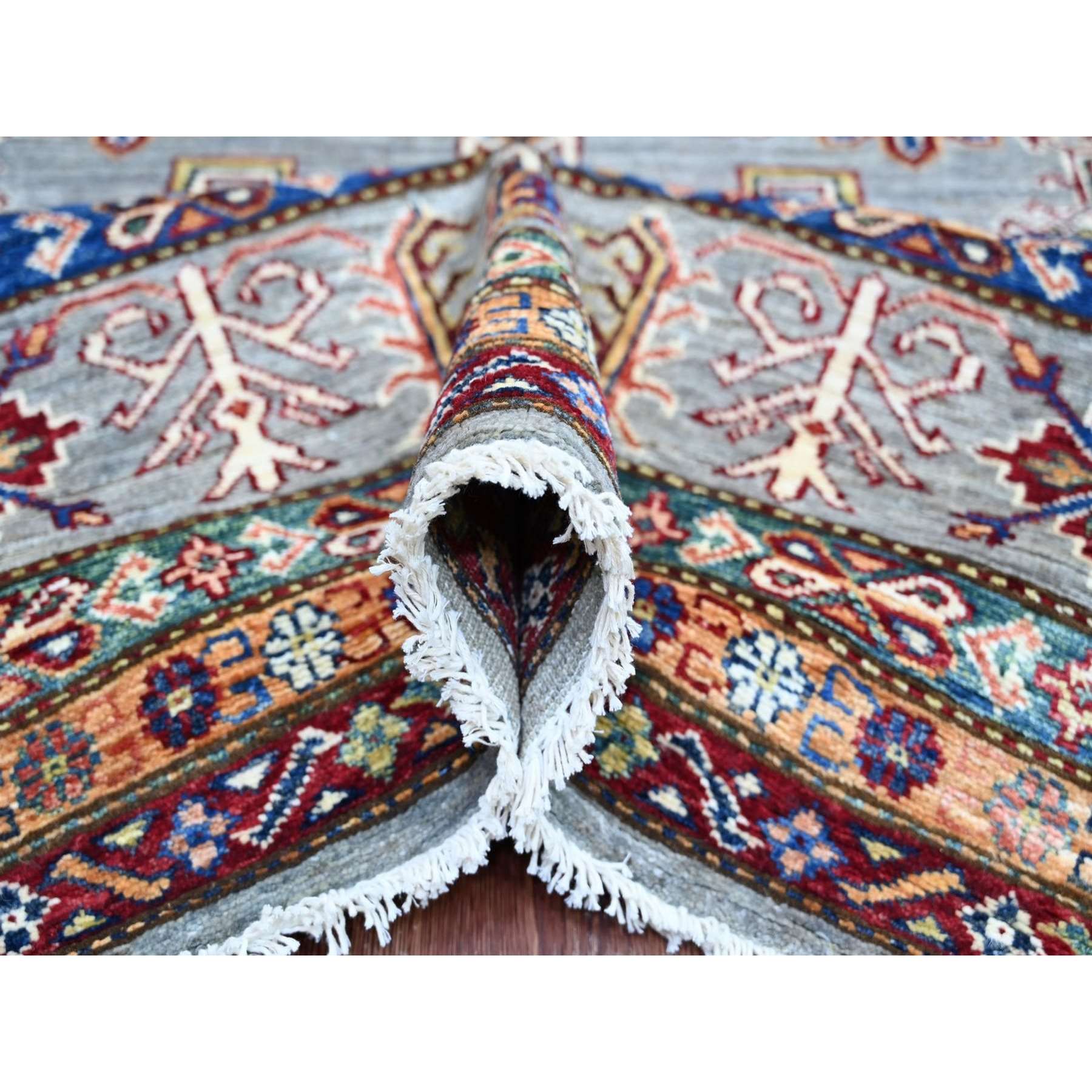 Kazak-Hand-Knotted-Rug-113855