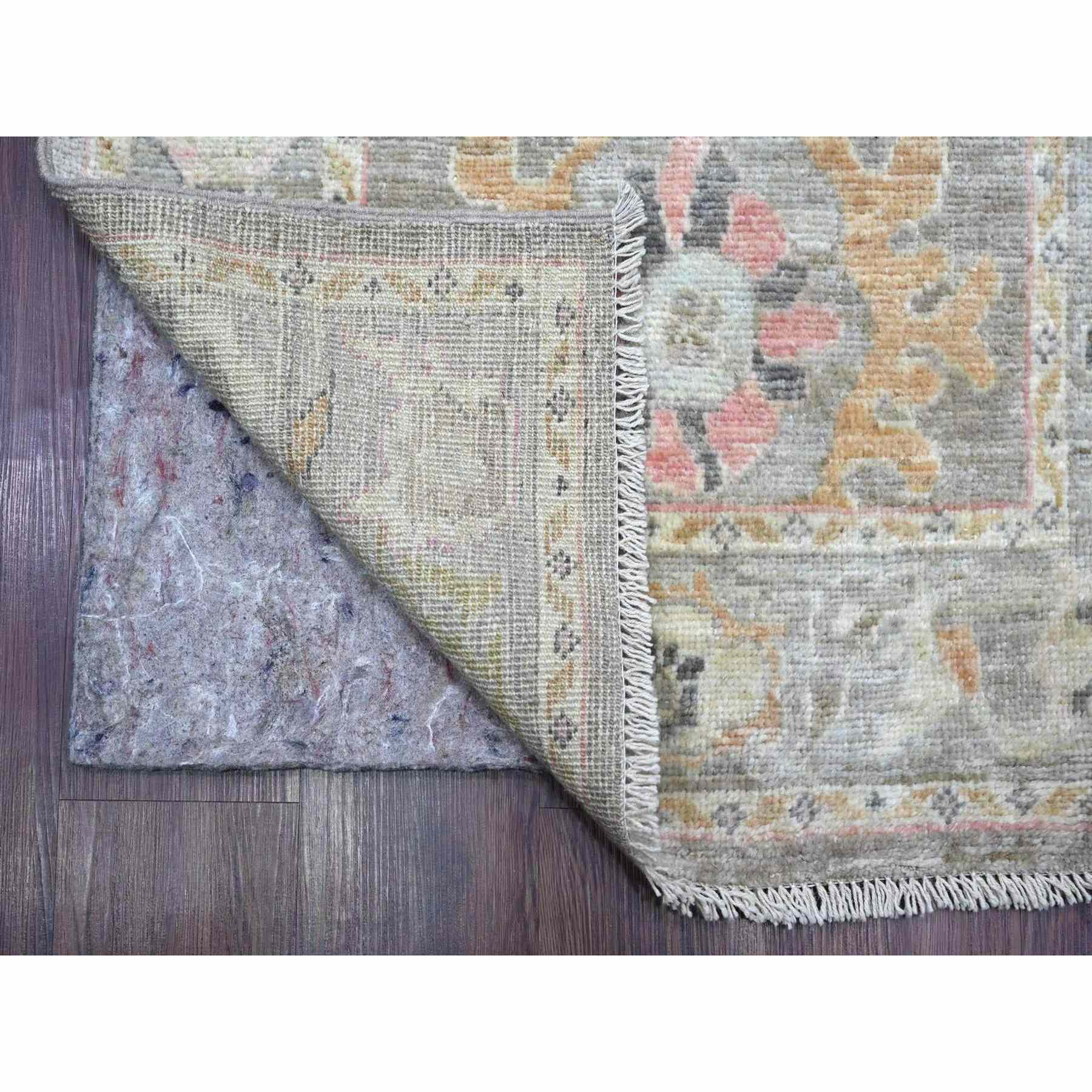 Oushak-And-Peshawar-Hand-Knotted-Rug-112525