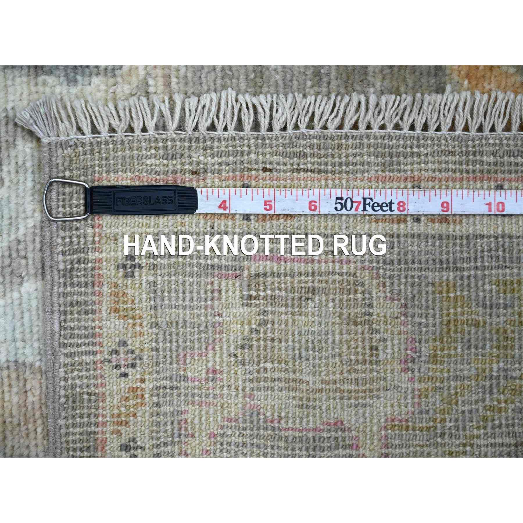 Oushak-And-Peshawar-Hand-Knotted-Rug-112525