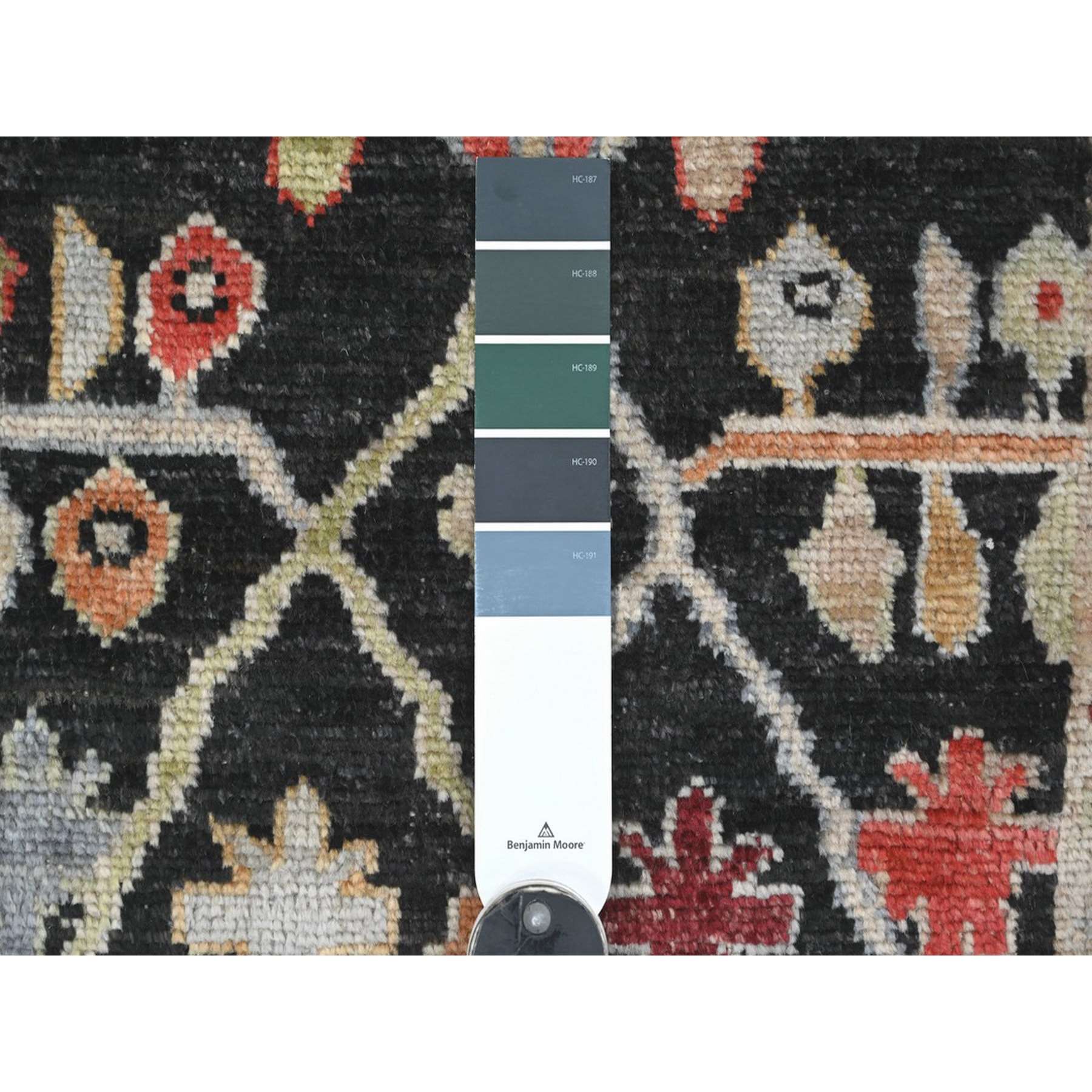 Oushak-And-Peshawar-Hand-Knotted-Rug-112535