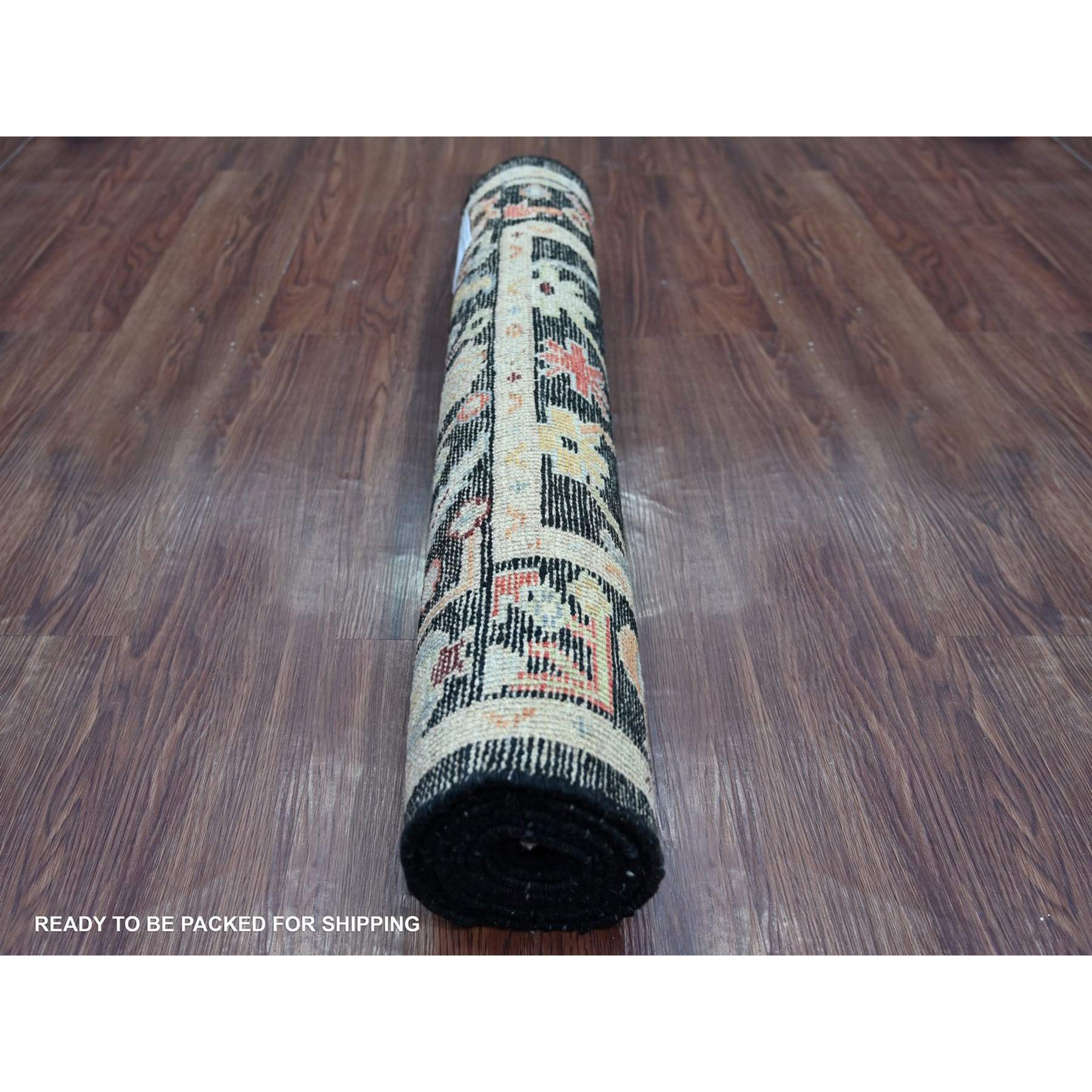 Oushak-And-Peshawar-Hand-Knotted-Rug-112535