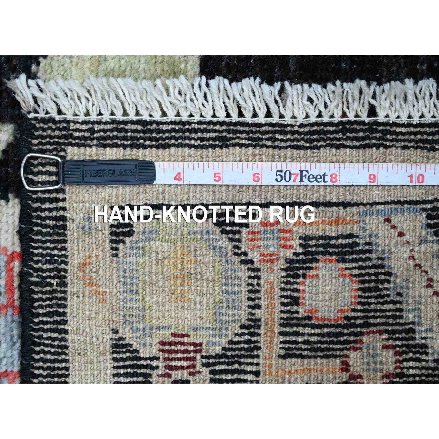 Oushak-And-Peshawar-Hand-Knotted-Rug-112535