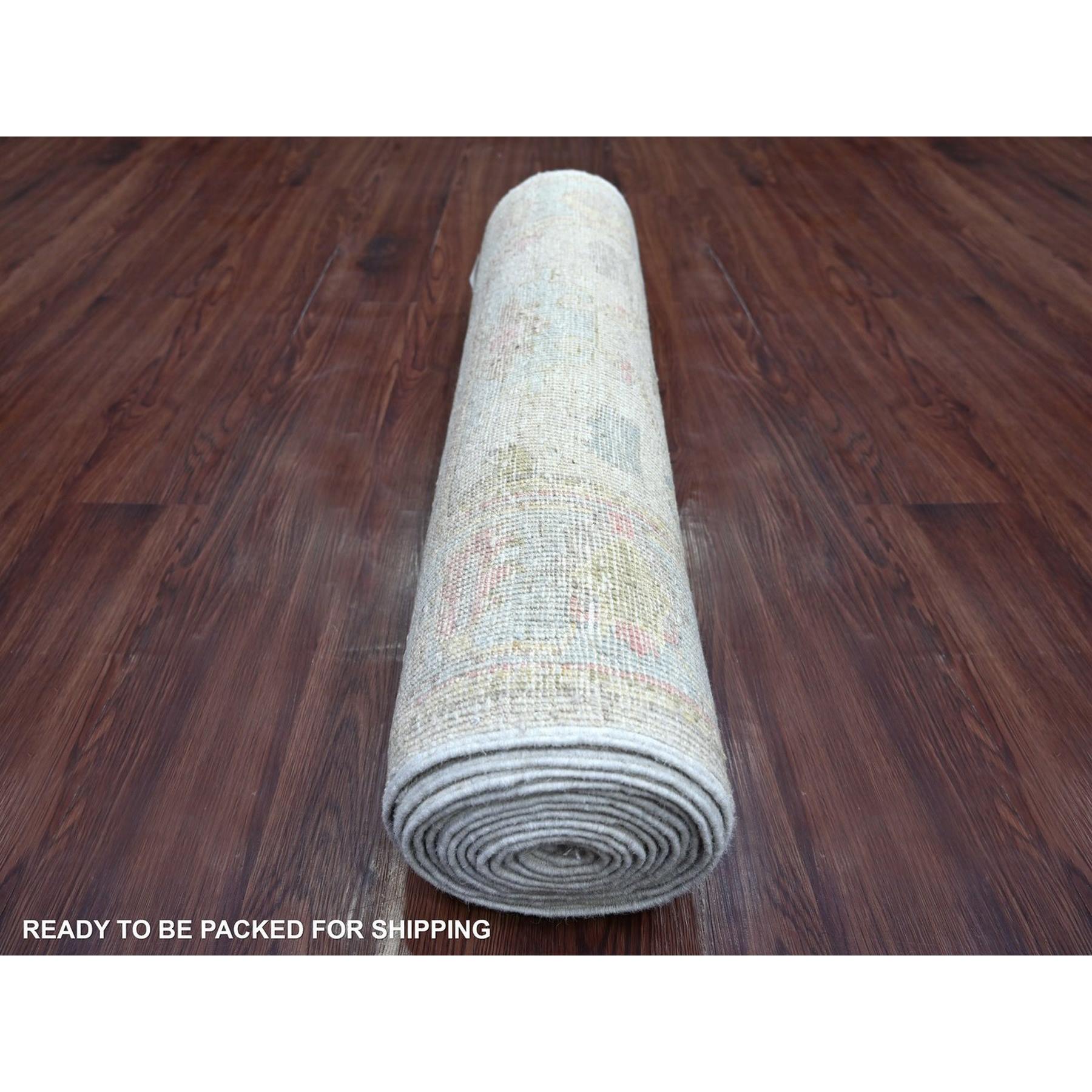 Oushak-And-Peshawar-Hand-Knotted-Rug-112650