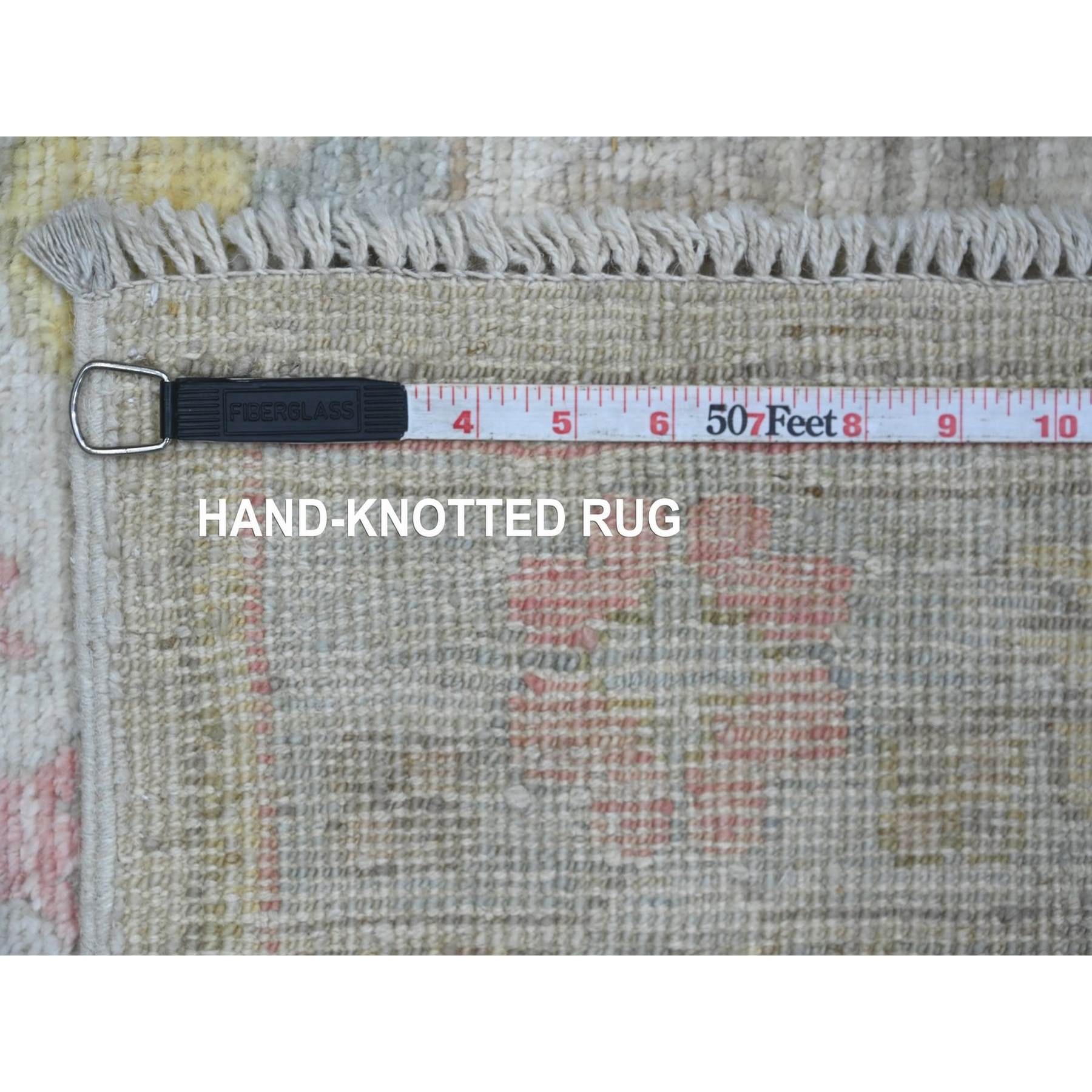 Oushak-And-Peshawar-Hand-Knotted-Rug-112650