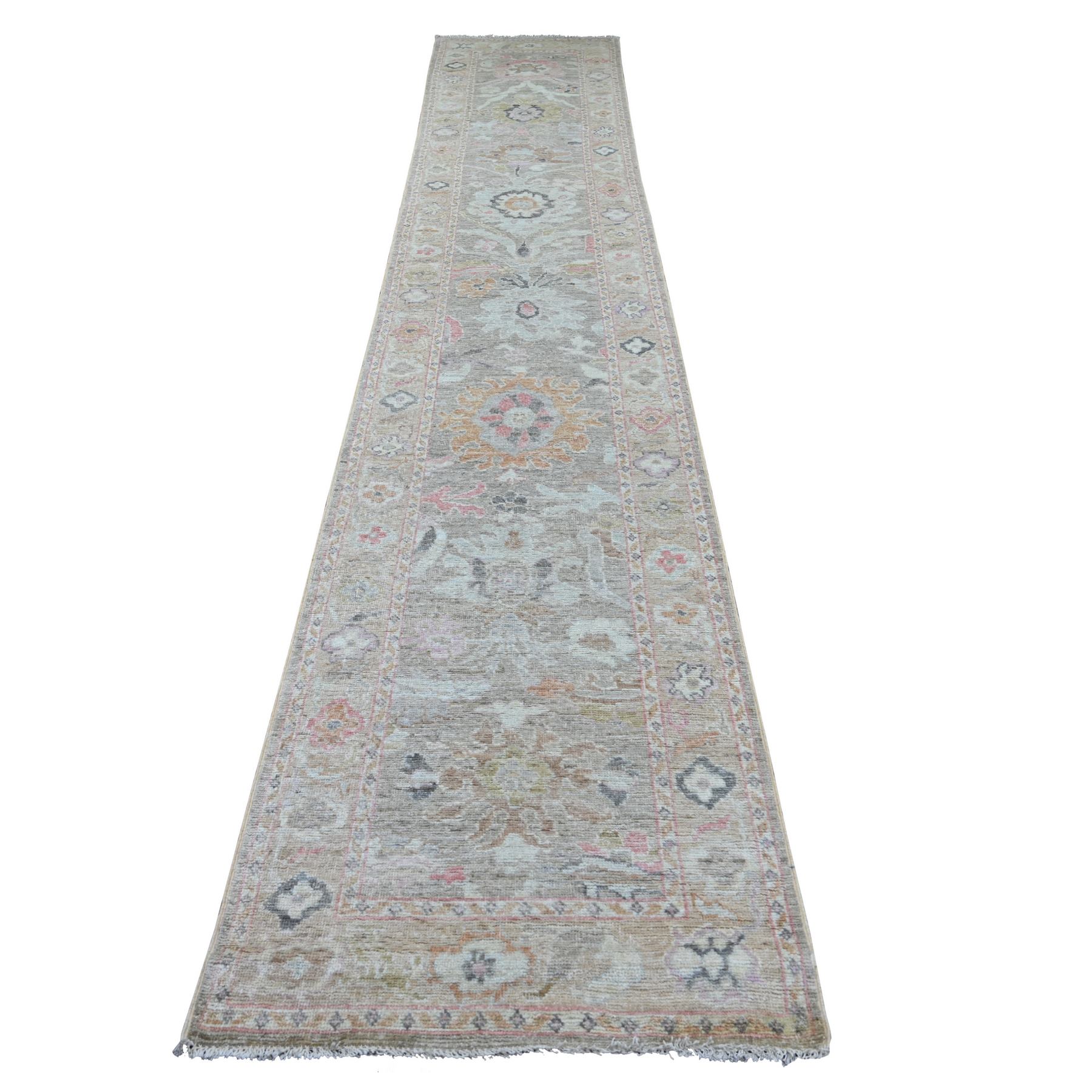 Oushak-And-Peshawar-Hand-Knotted-Rug-112655