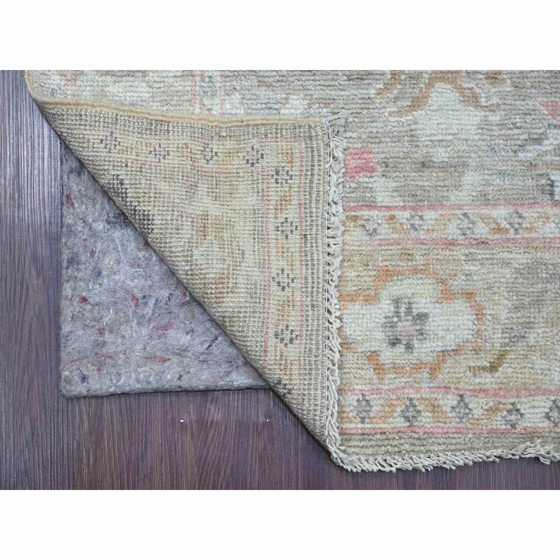 Oushak-And-Peshawar-Hand-Knotted-Rug-112655