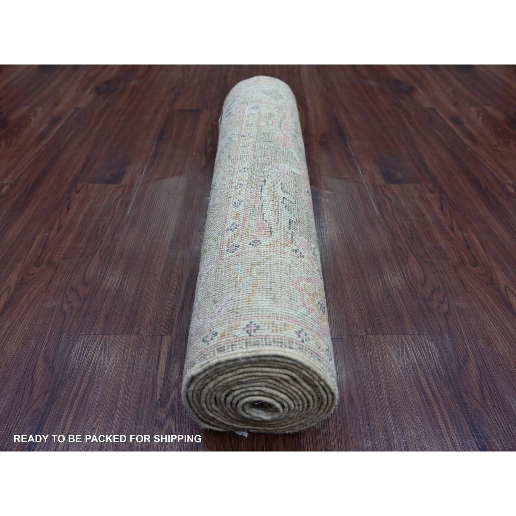 Oushak-And-Peshawar-Hand-Knotted-Rug-112655