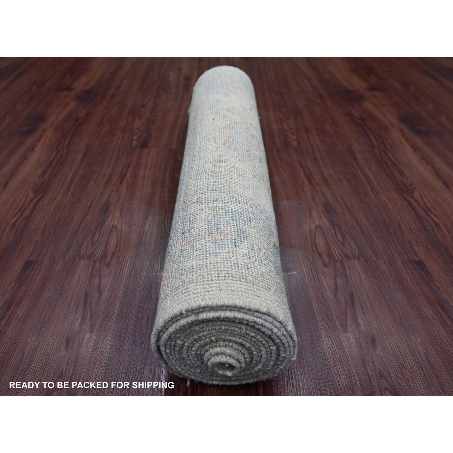 Oushak-And-Peshawar-Hand-Knotted-Rug-112660