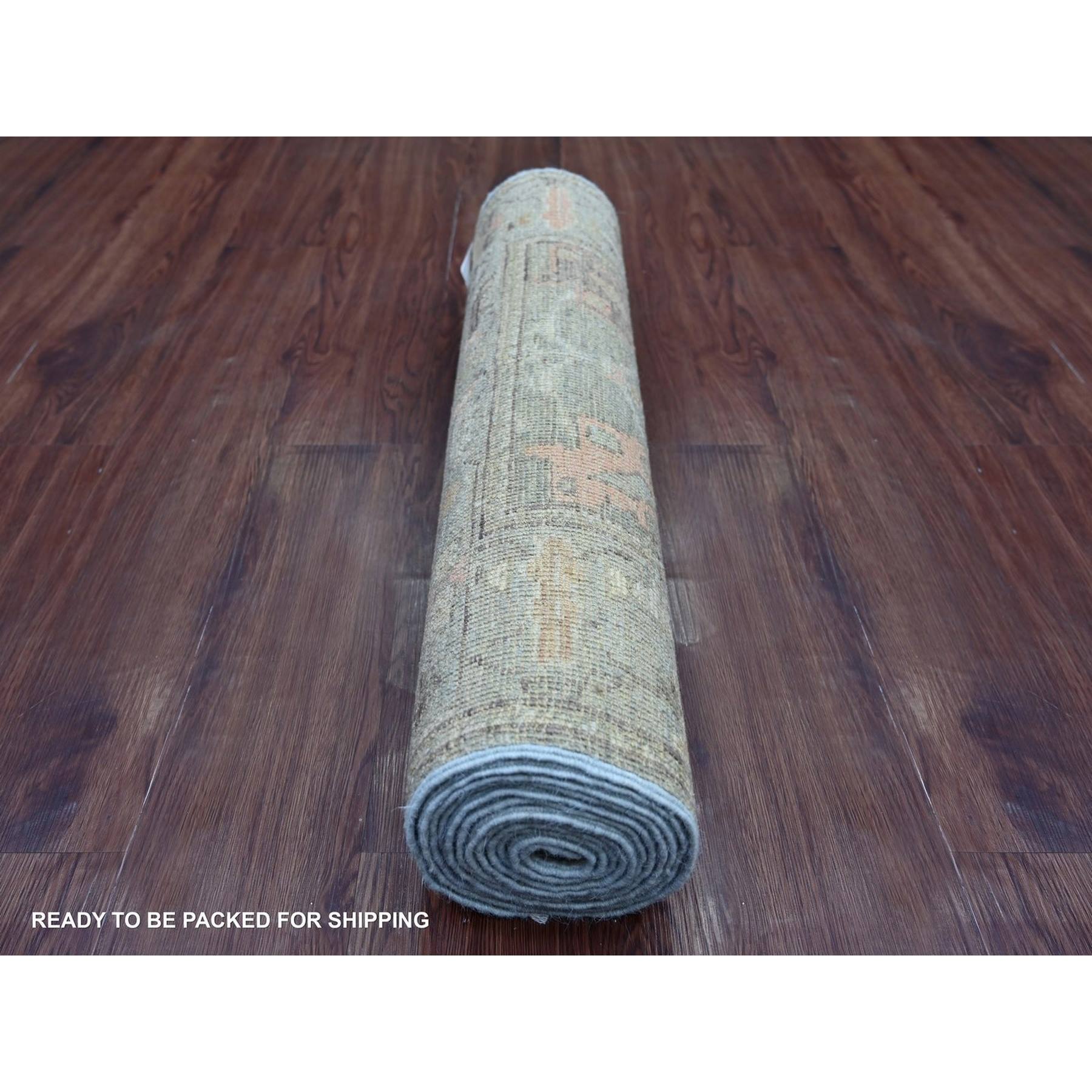 Oushak-And-Peshawar-Hand-Knotted-Rug-112665