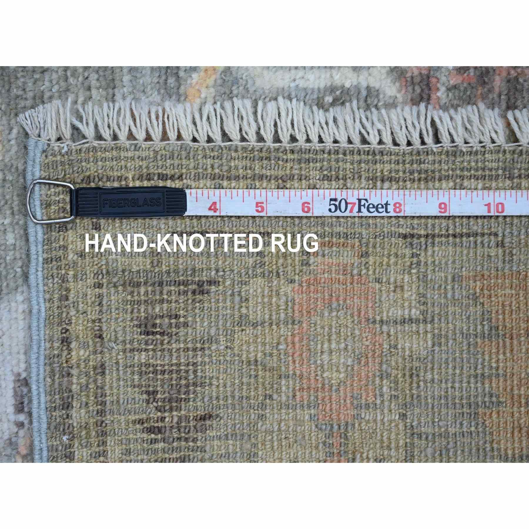 Oushak-And-Peshawar-Hand-Knotted-Rug-112665