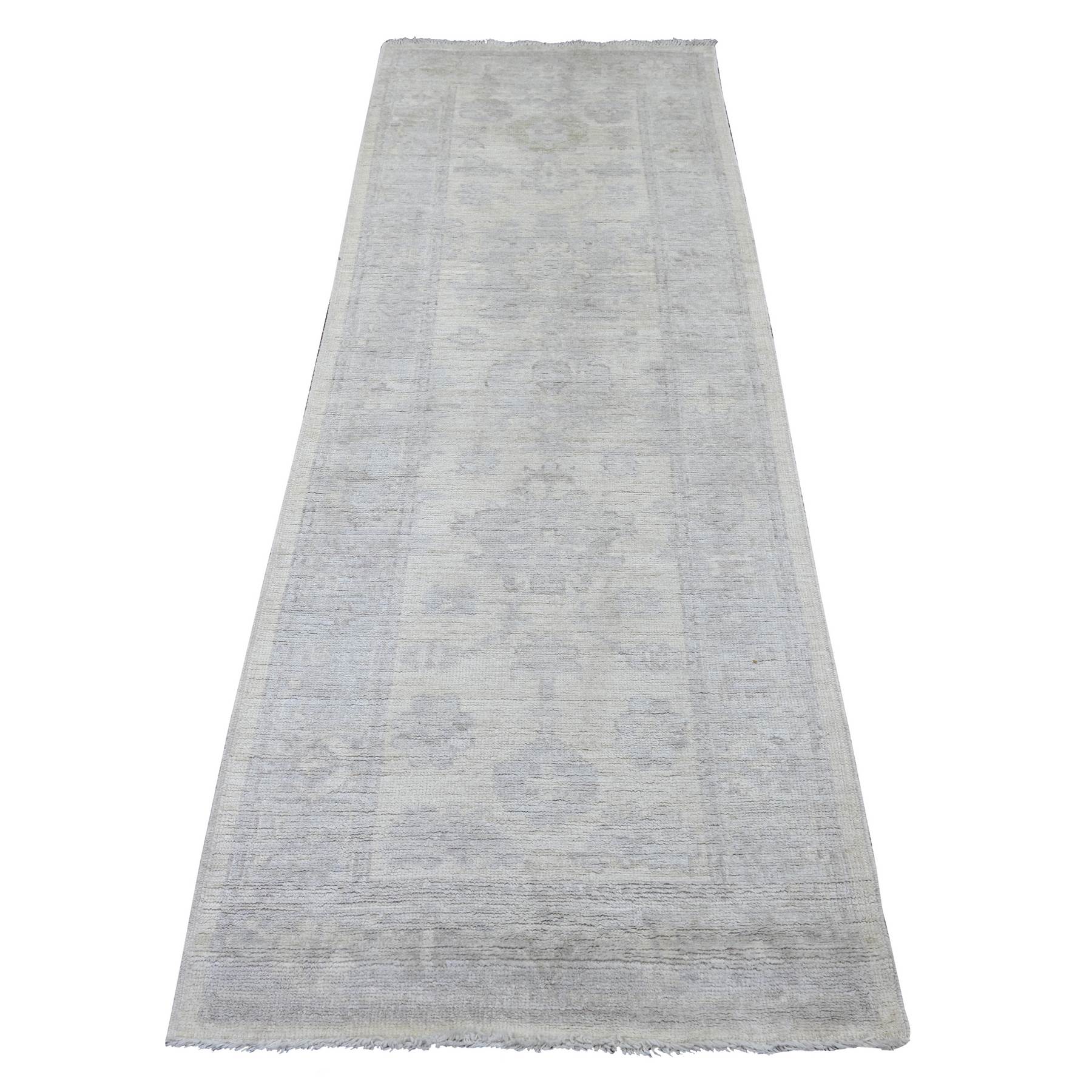 Oushak-And-Peshawar-Hand-Knotted-Rug-112670