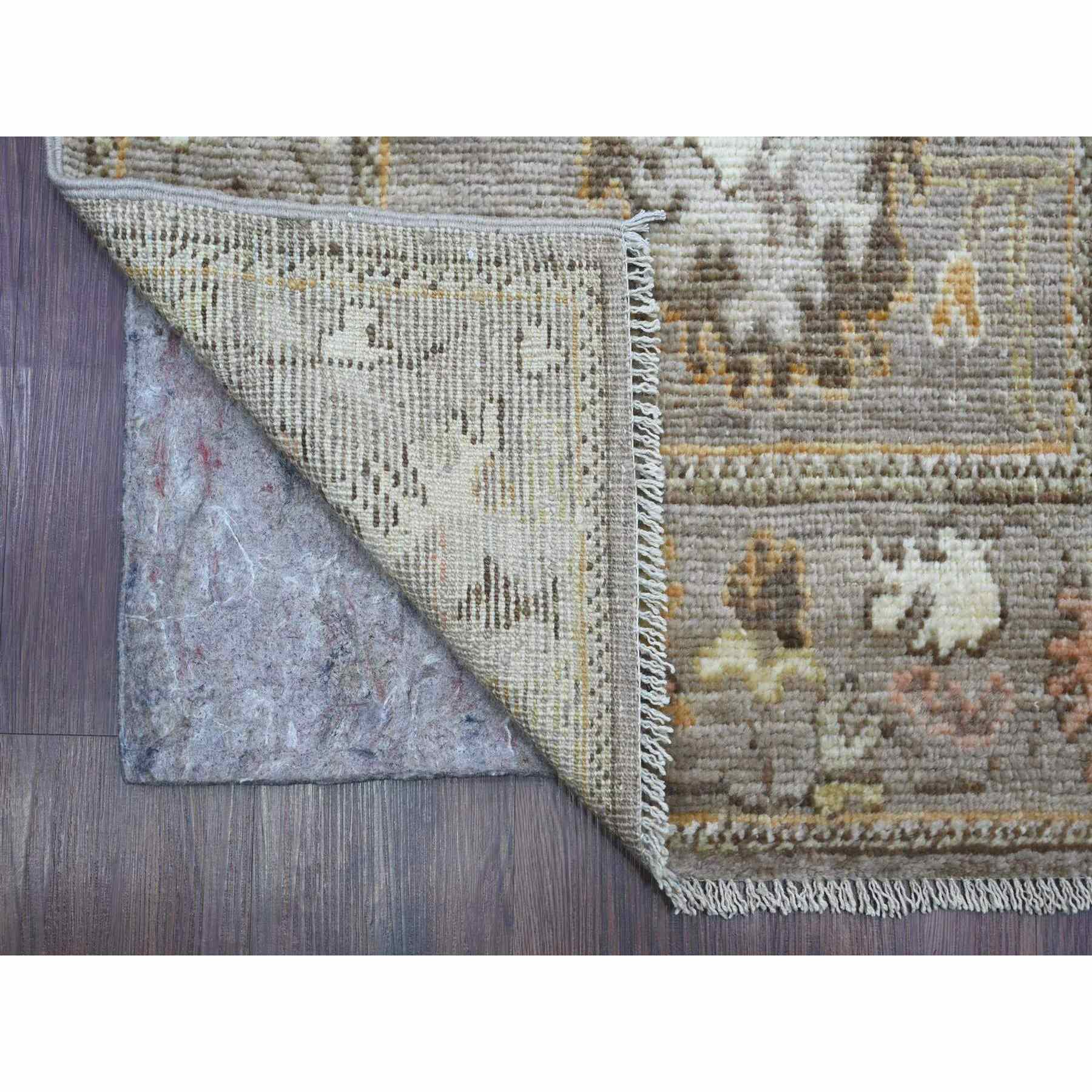 Oushak-And-Peshawar-Hand-Knotted-Rug-112720