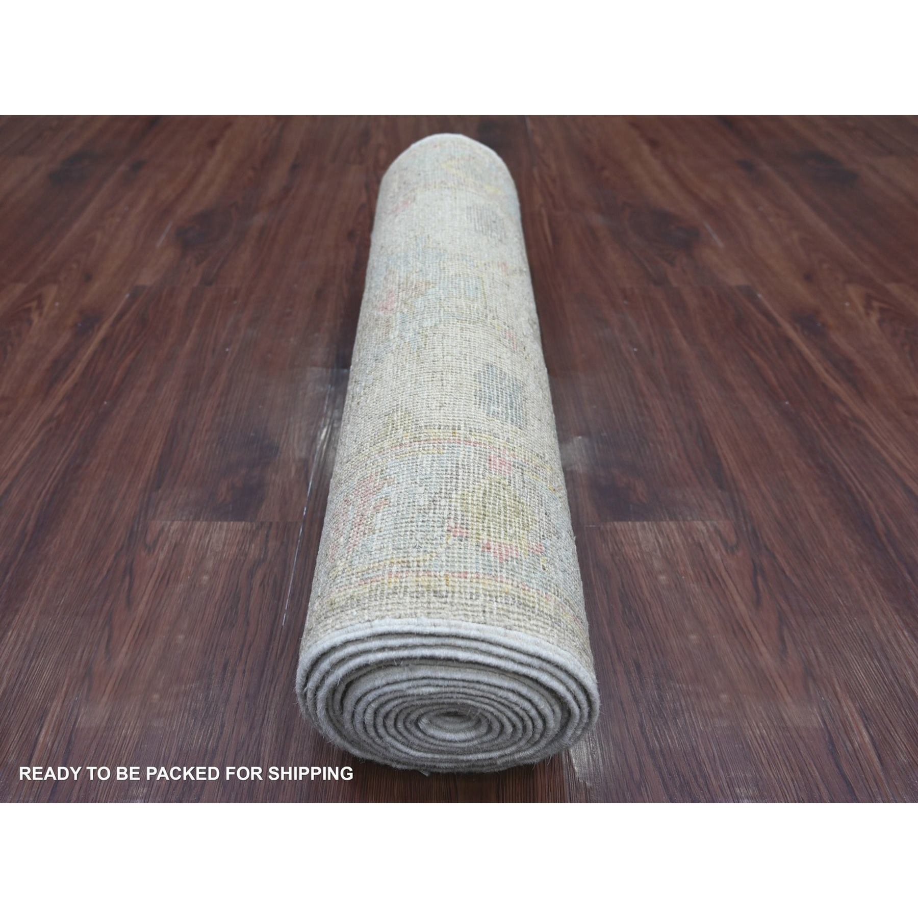 Oushak-And-Peshawar-Hand-Knotted-Rug-112725