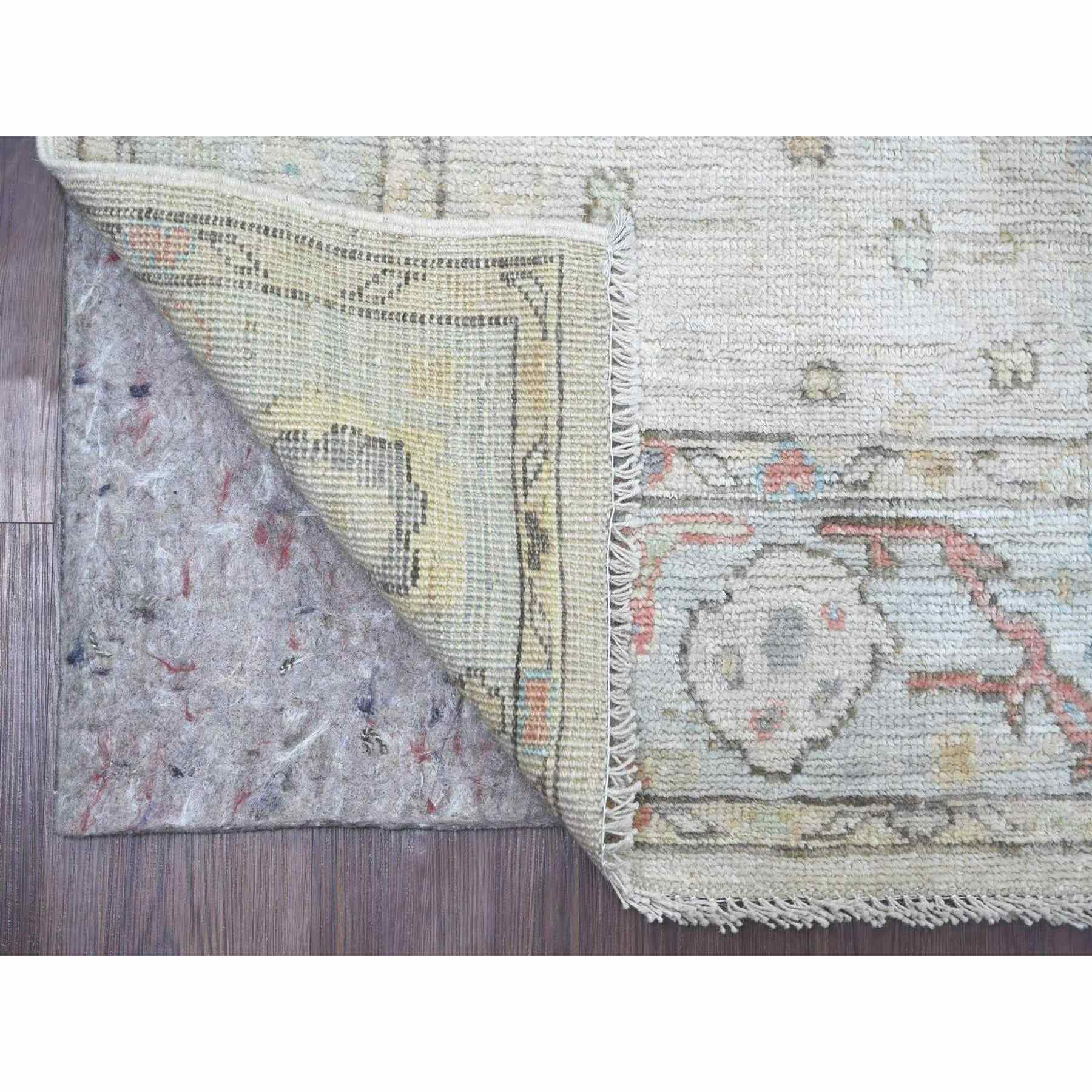 Oushak-And-Peshawar-Hand-Knotted-Rug-112730