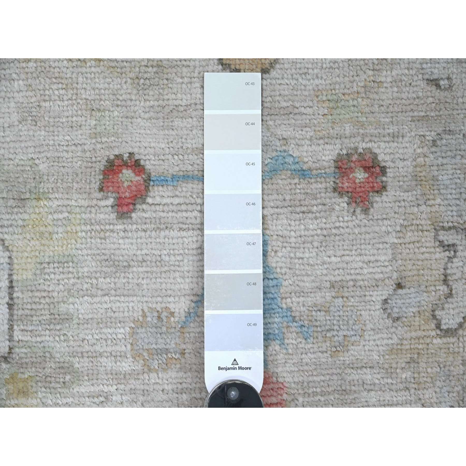 Oushak-And-Peshawar-Hand-Knotted-Rug-112730