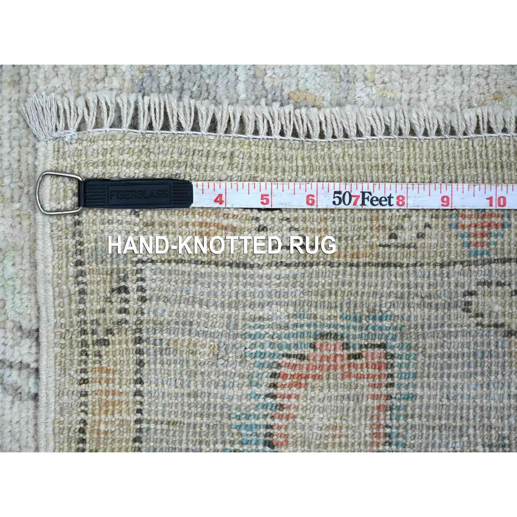 Oushak-And-Peshawar-Hand-Knotted-Rug-112730