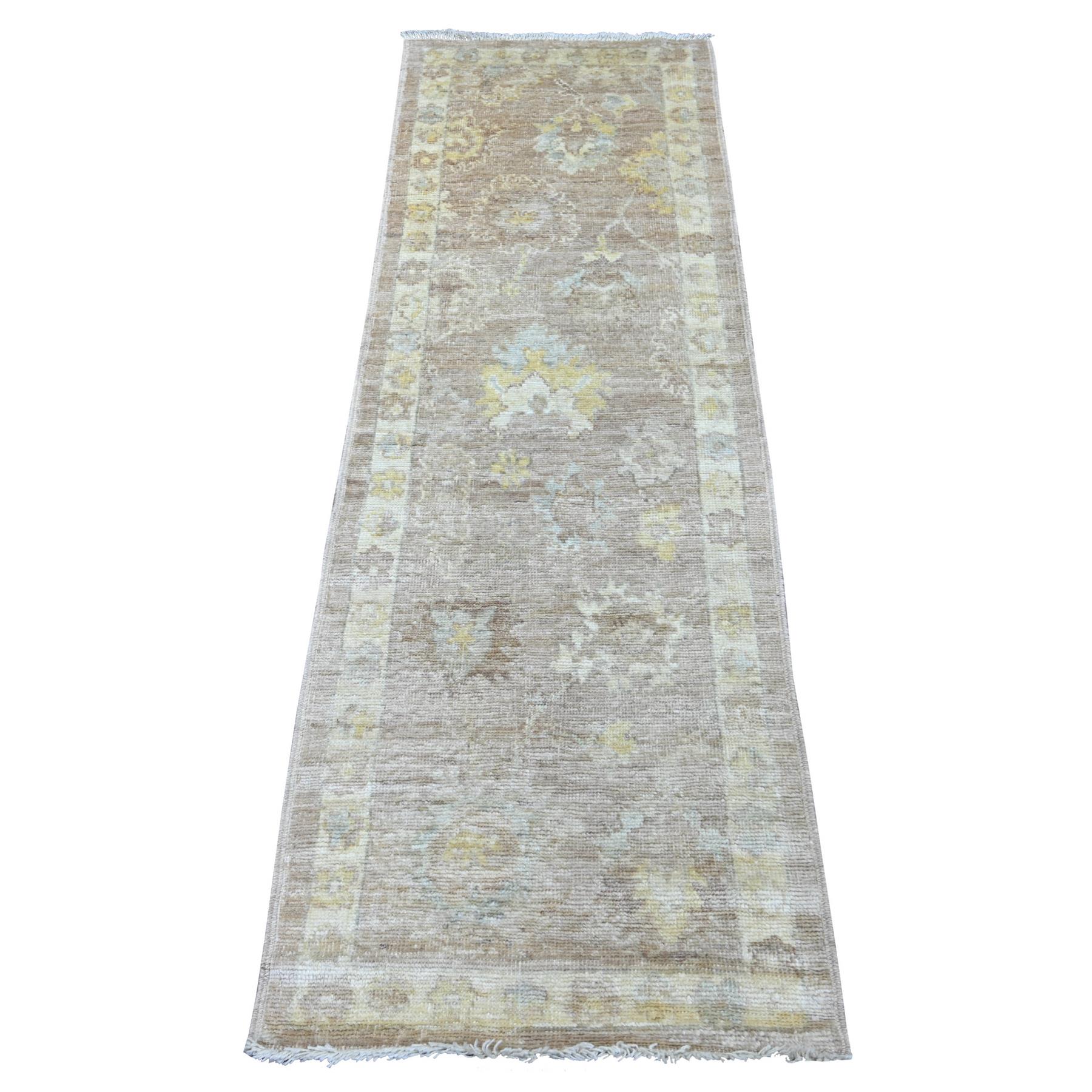 Oushak-And-Peshawar-Hand-Knotted-Rug-112735