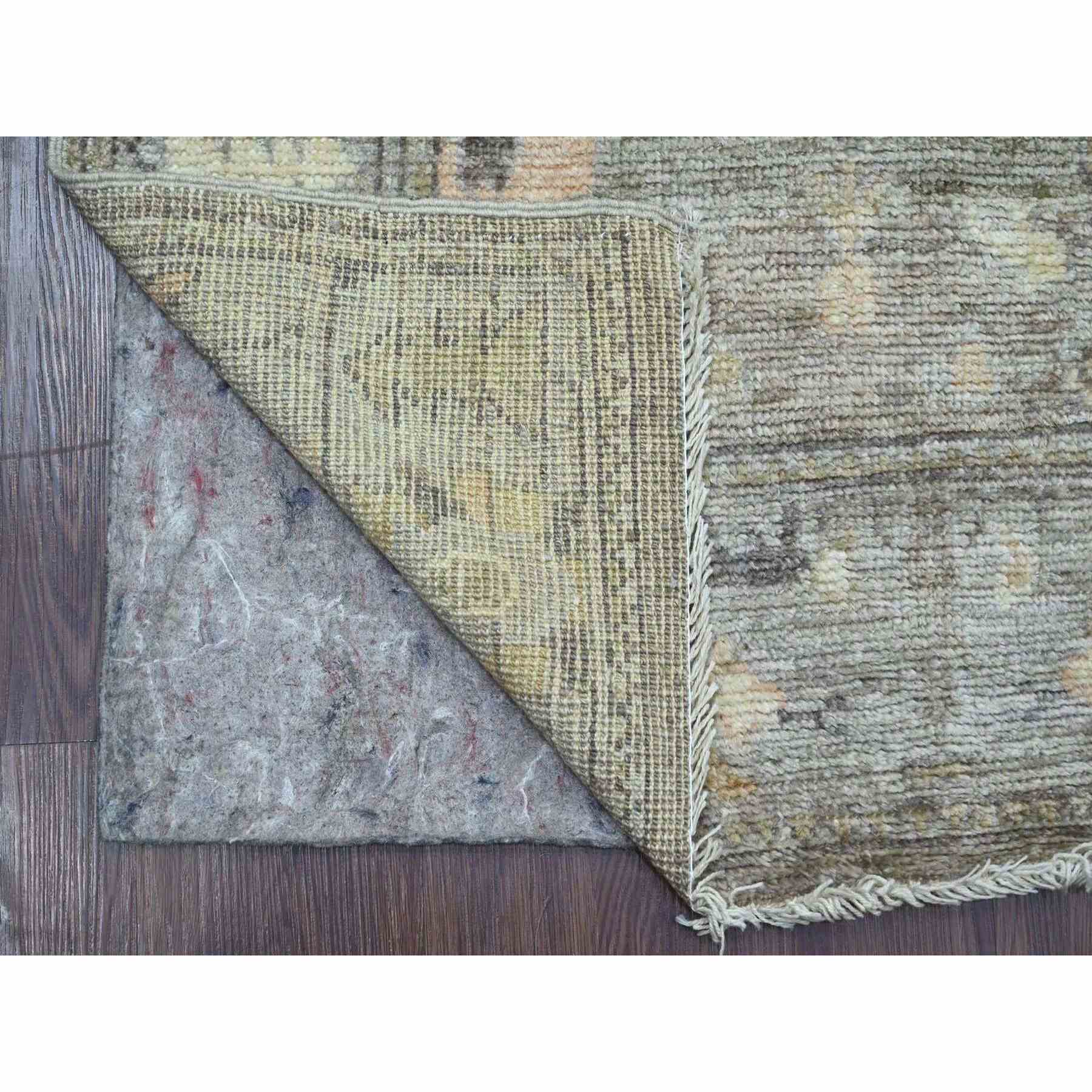 Oushak-And-Peshawar-Hand-Knotted-Rug-112740