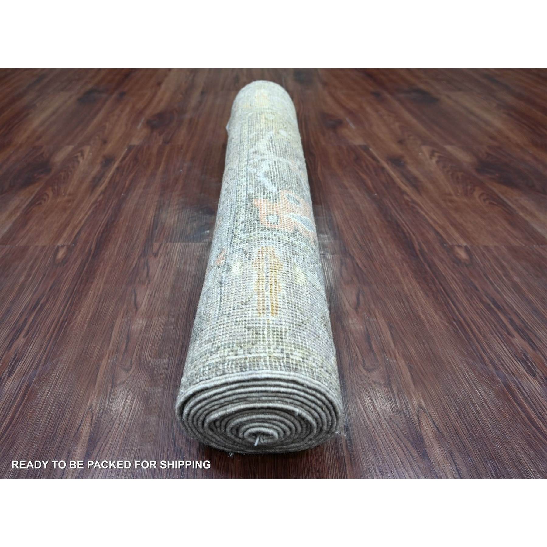 Oushak-And-Peshawar-Hand-Knotted-Rug-112740