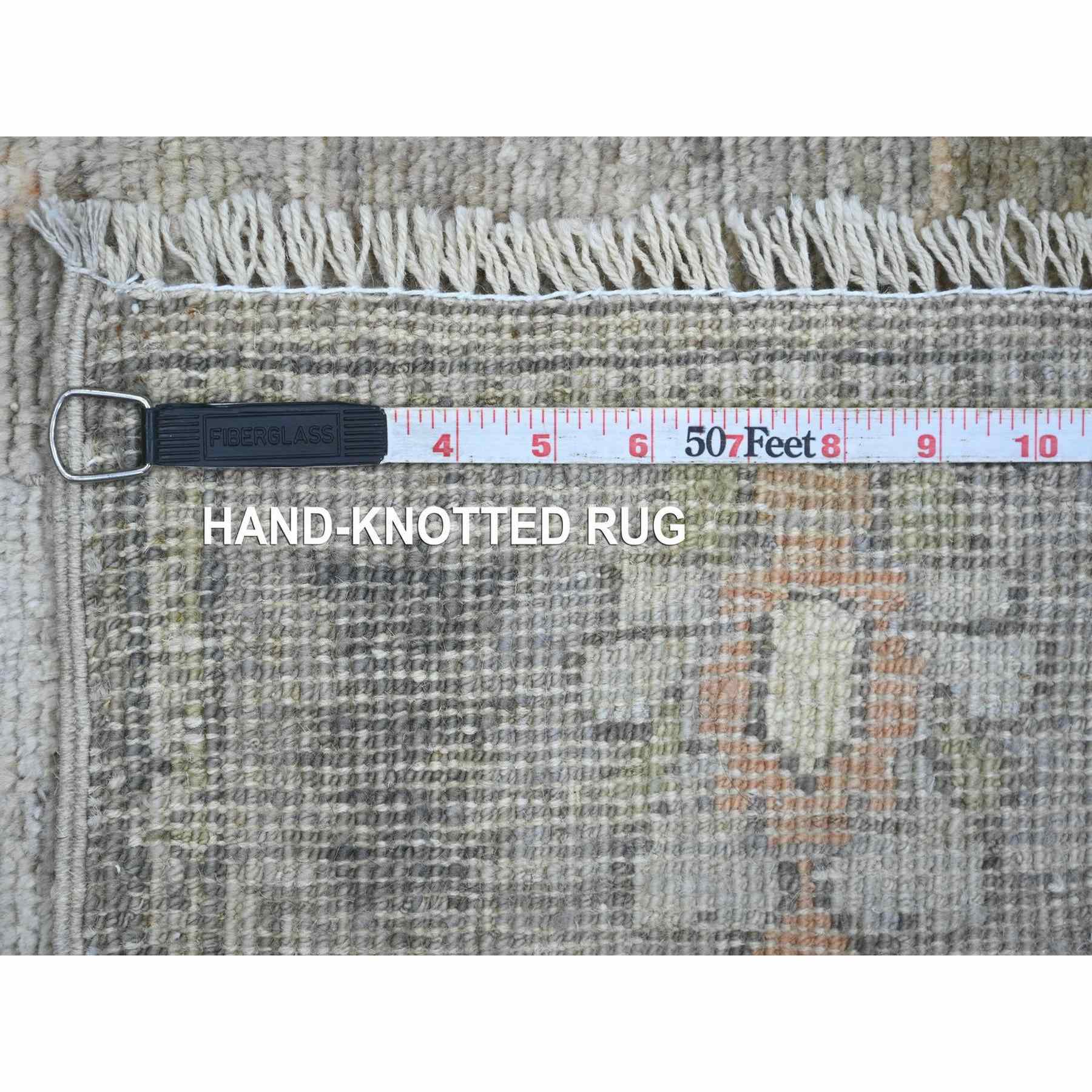 Oushak-And-Peshawar-Hand-Knotted-Rug-112740