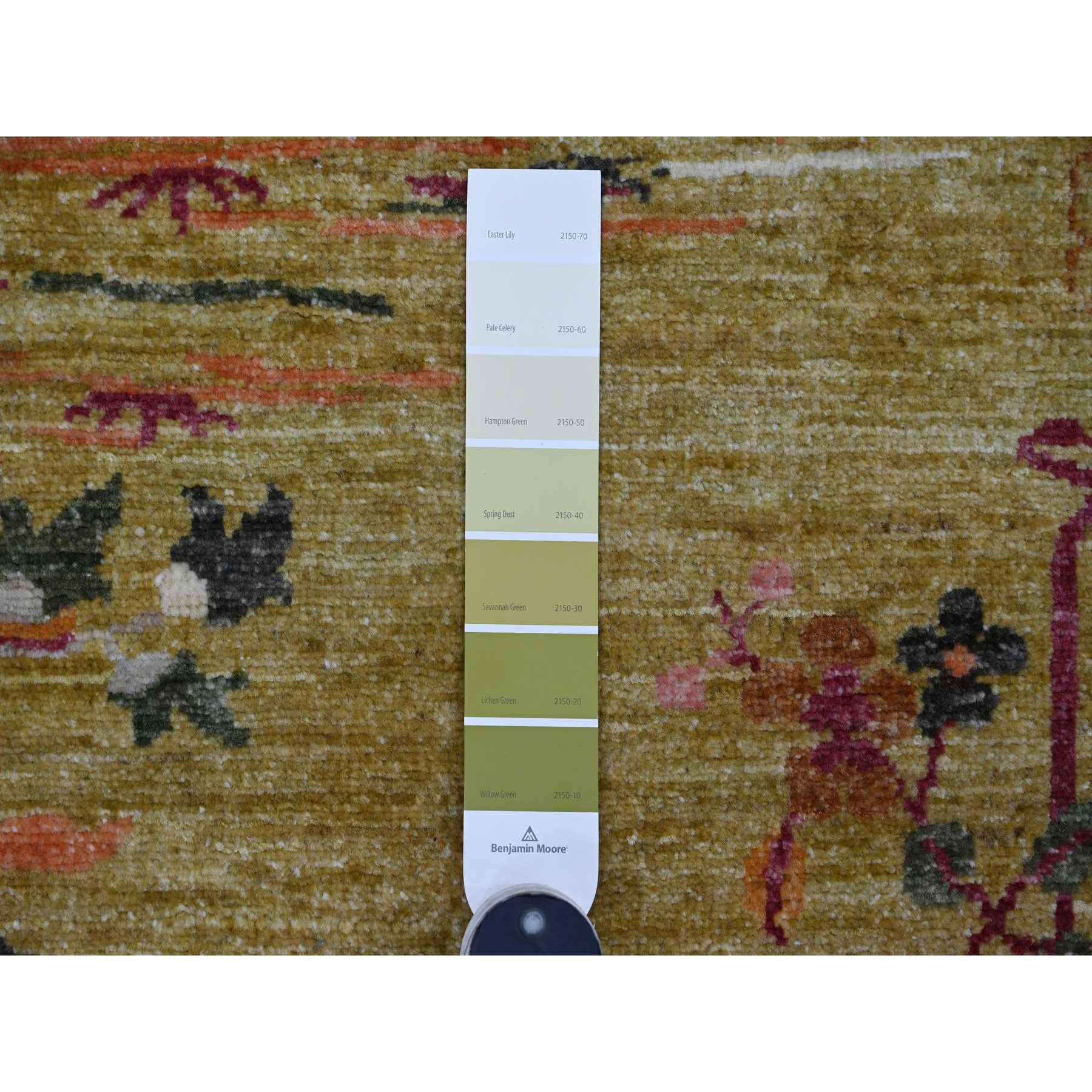 Oushak-And-Peshawar-Hand-Knotted-Rug-112785