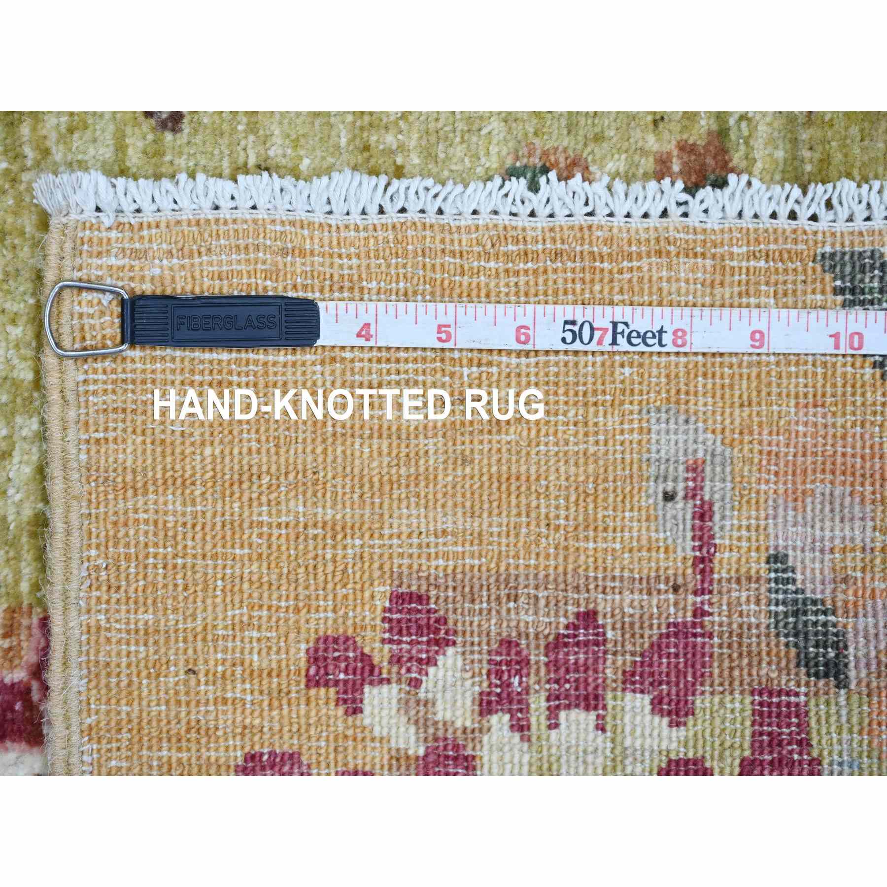 Oushak-And-Peshawar-Hand-Knotted-Rug-112785