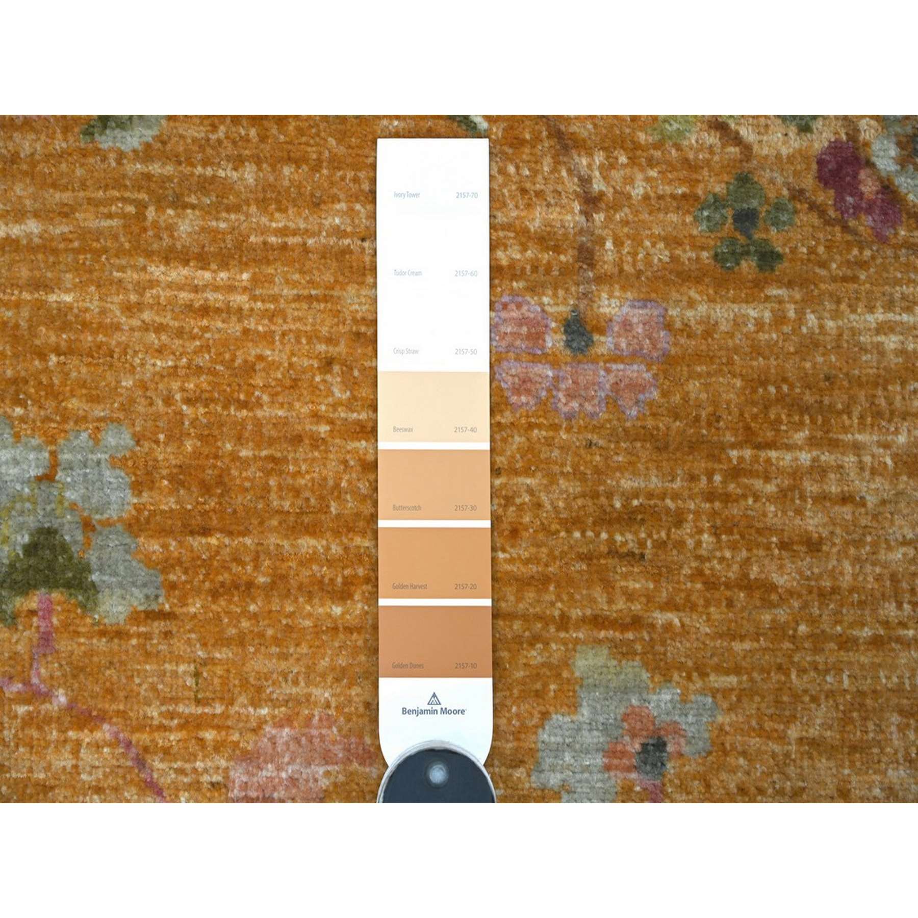 Oushak-And-Peshawar-Hand-Knotted-Rug-112795