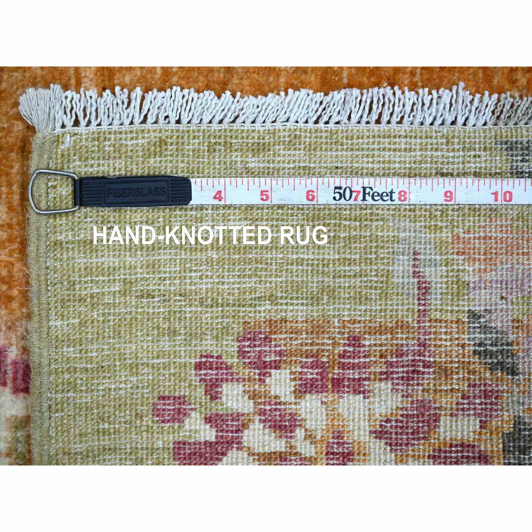 Oushak-And-Peshawar-Hand-Knotted-Rug-112795