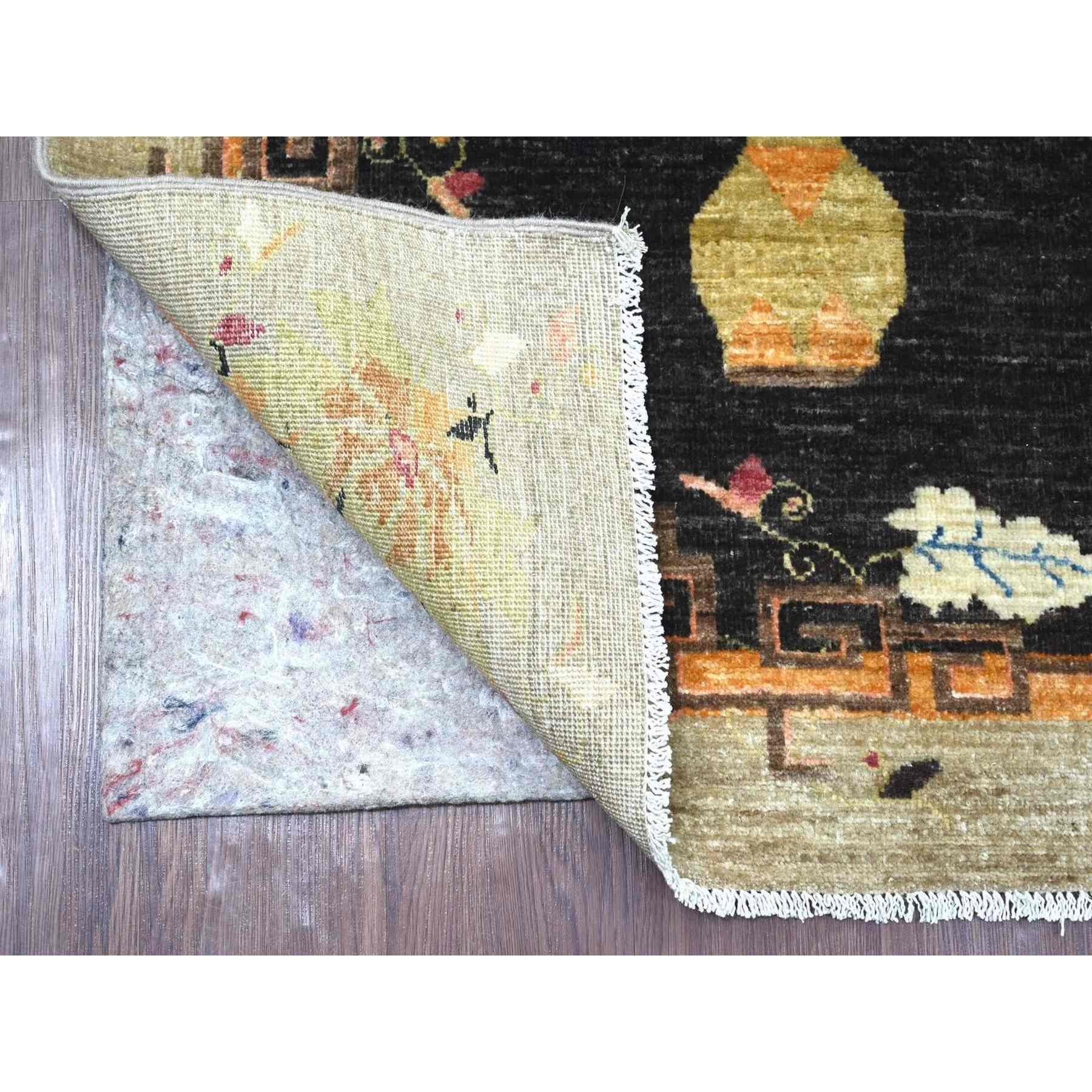 Oushak-And-Peshawar-Hand-Knotted-Rug-112800