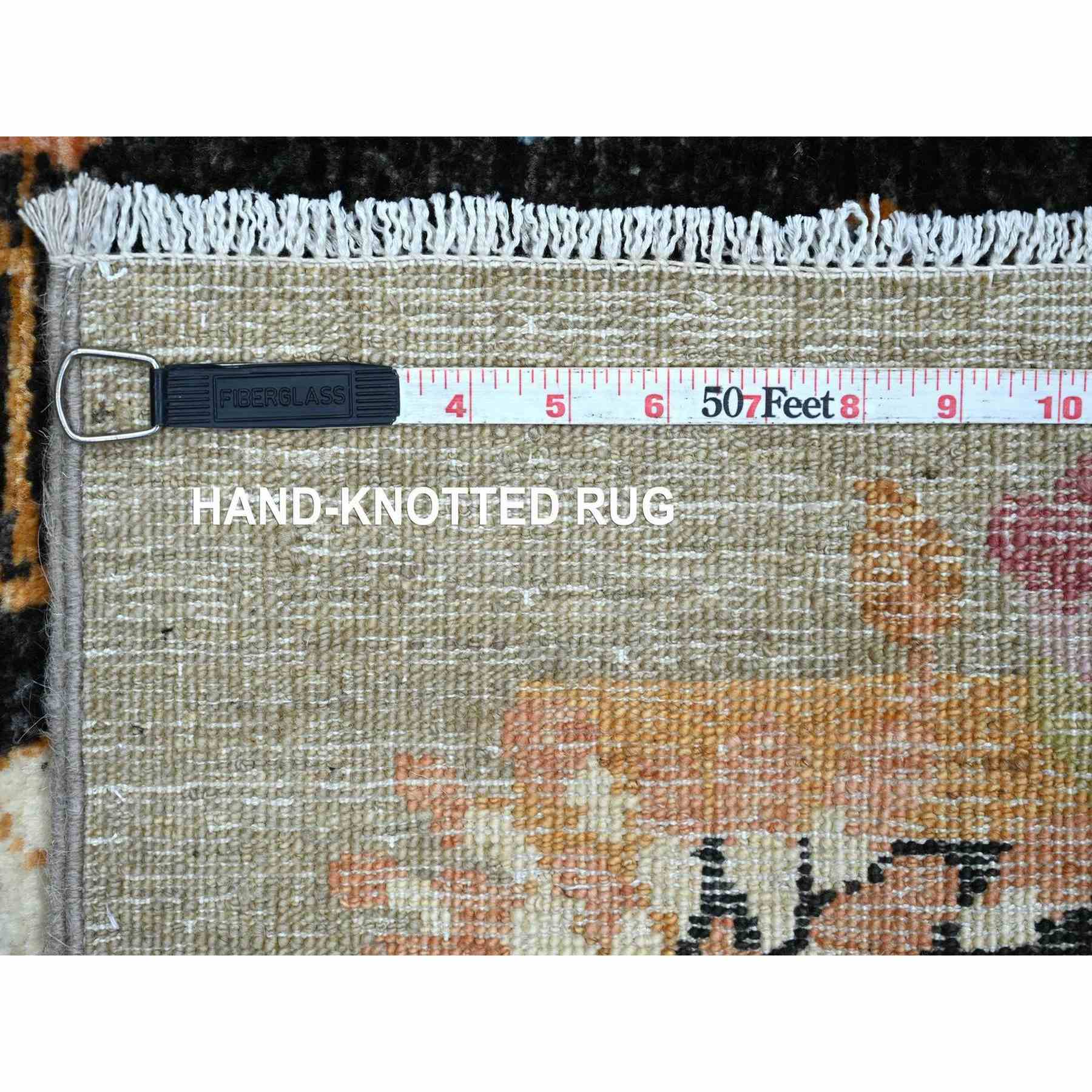 Oushak-And-Peshawar-Hand-Knotted-Rug-112800