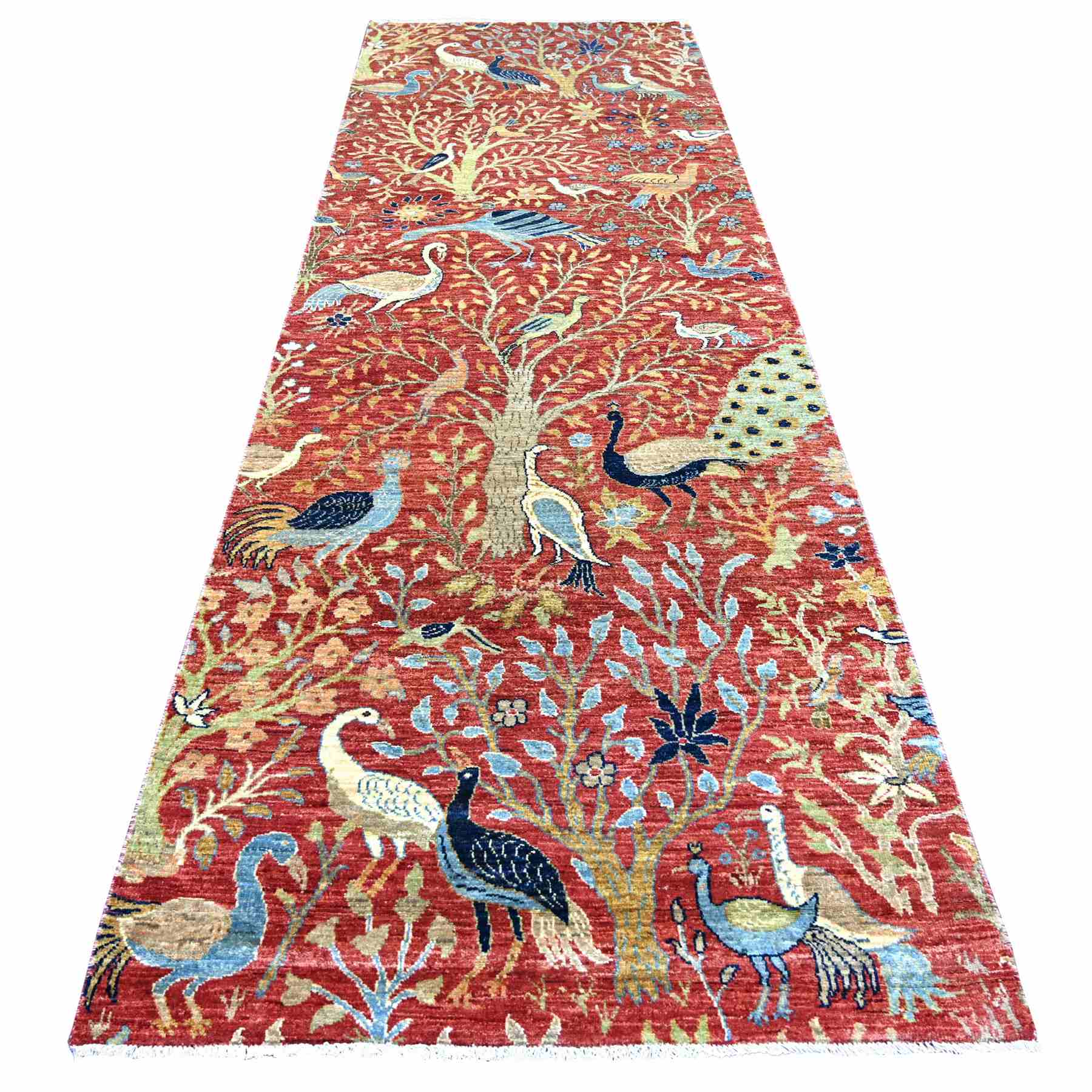 Oushak-And-Peshawar-Hand-Knotted-Rug-112815