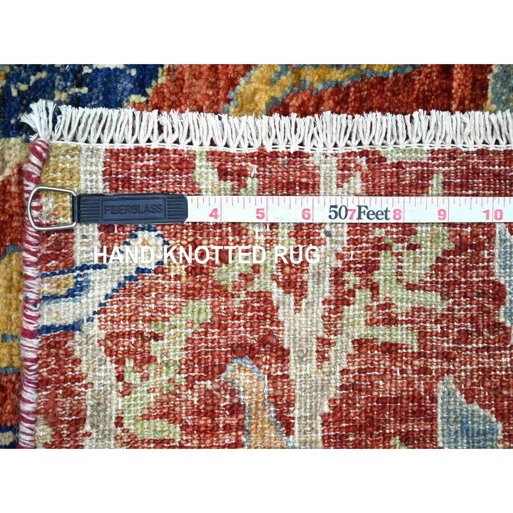 Oushak-And-Peshawar-Hand-Knotted-Rug-112815