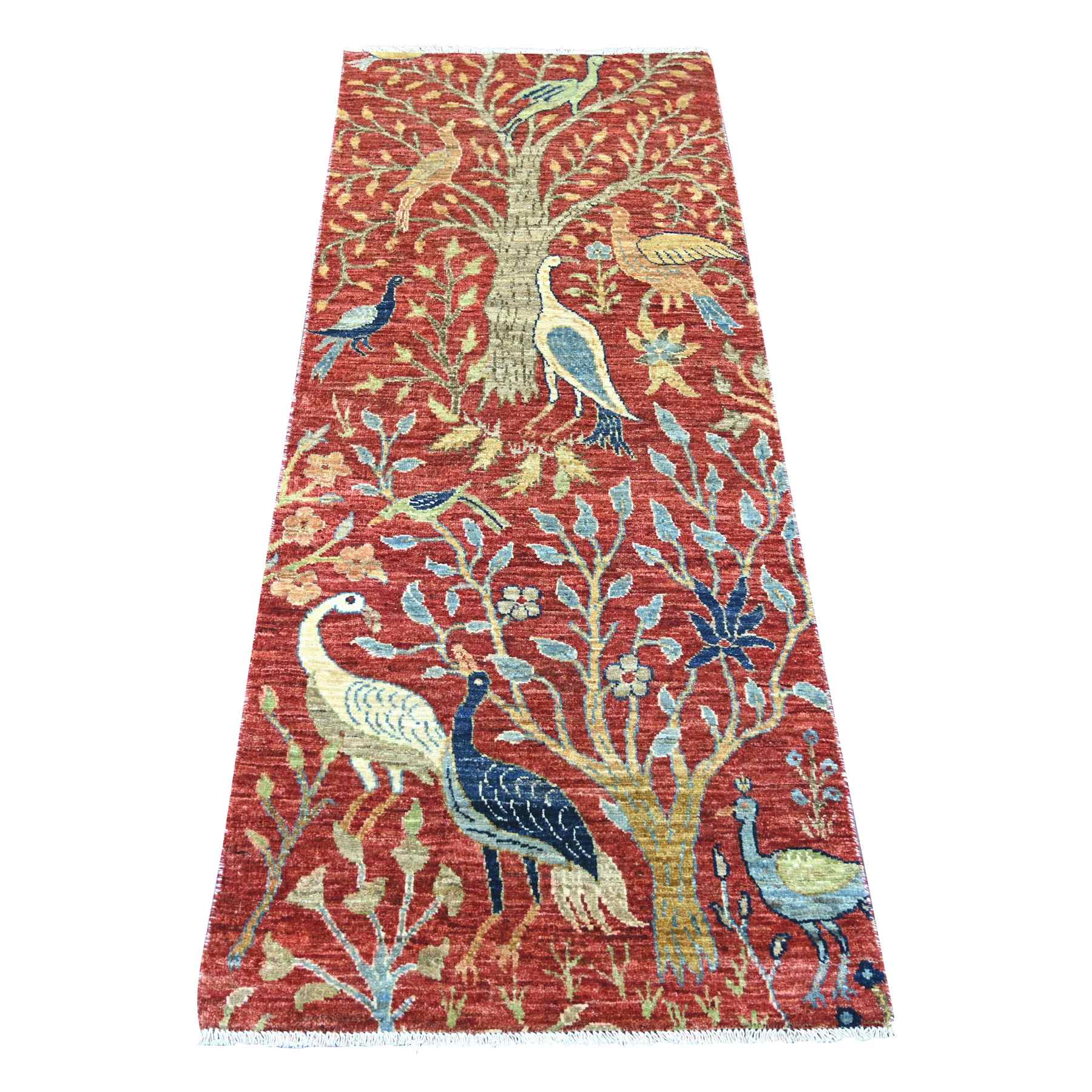 Oushak-And-Peshawar-Hand-Knotted-Rug-112820