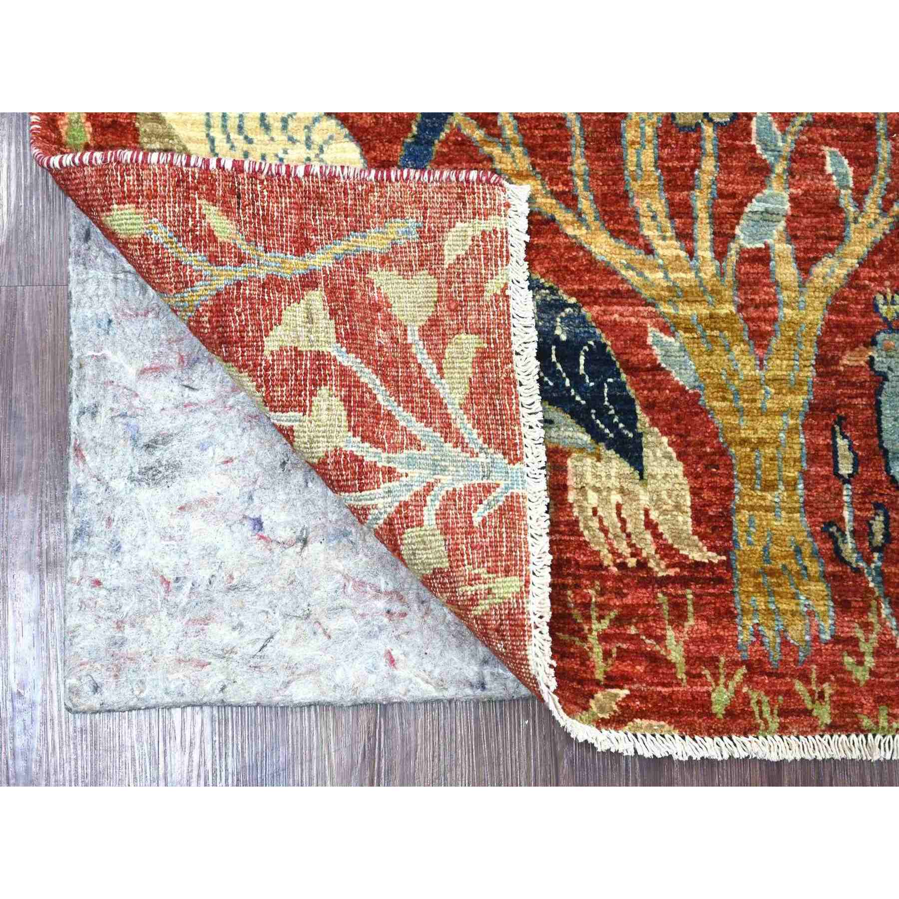 Oushak-And-Peshawar-Hand-Knotted-Rug-112820