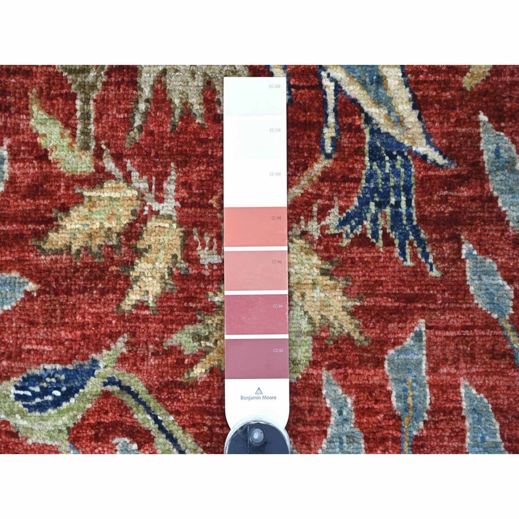 Oushak-And-Peshawar-Hand-Knotted-Rug-112820