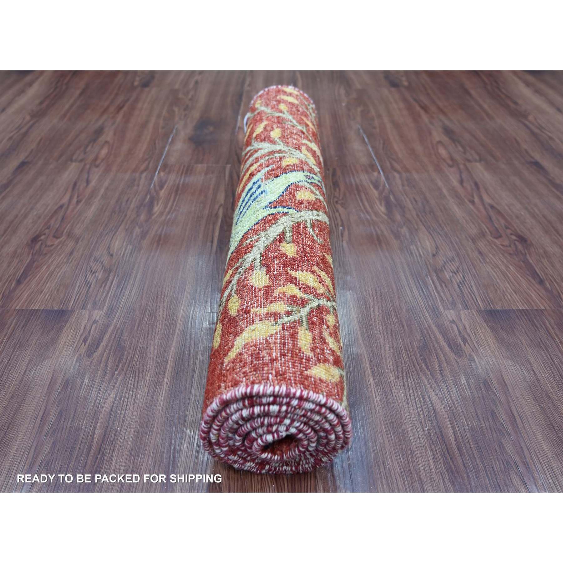 Oushak-And-Peshawar-Hand-Knotted-Rug-112820