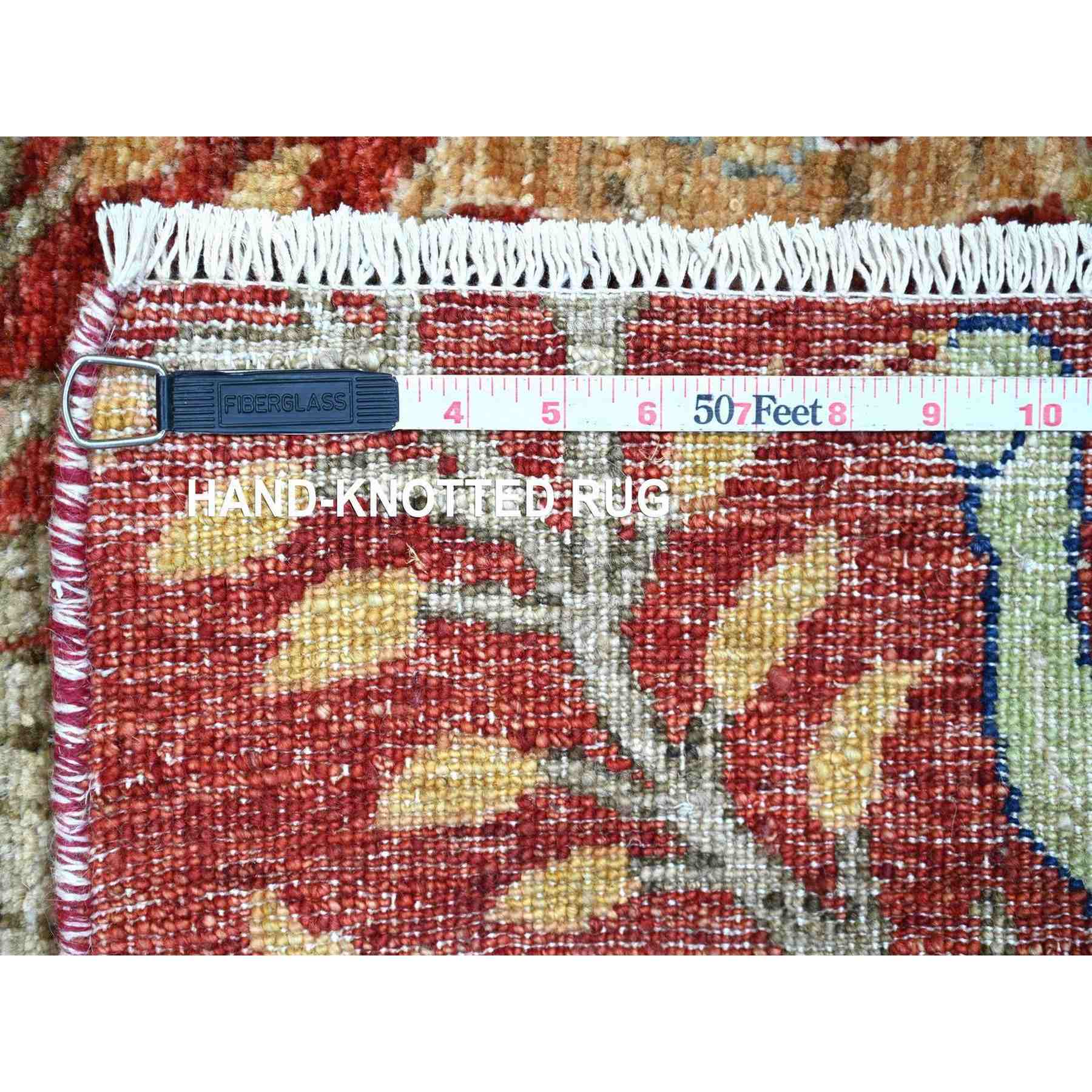Oushak-And-Peshawar-Hand-Knotted-Rug-112820